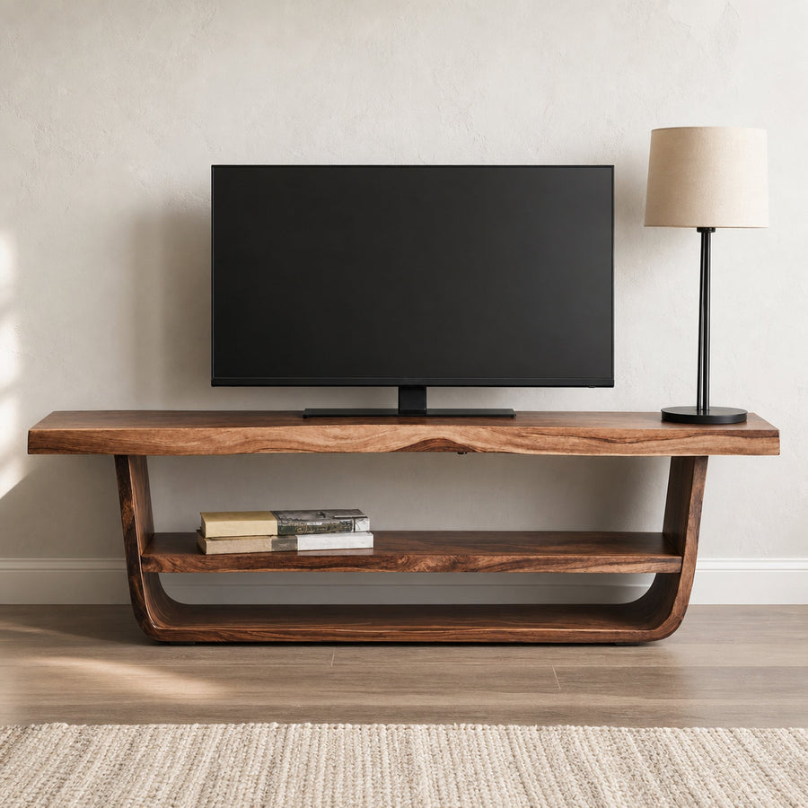 Wooden TV Stand Farmhouse Media Console