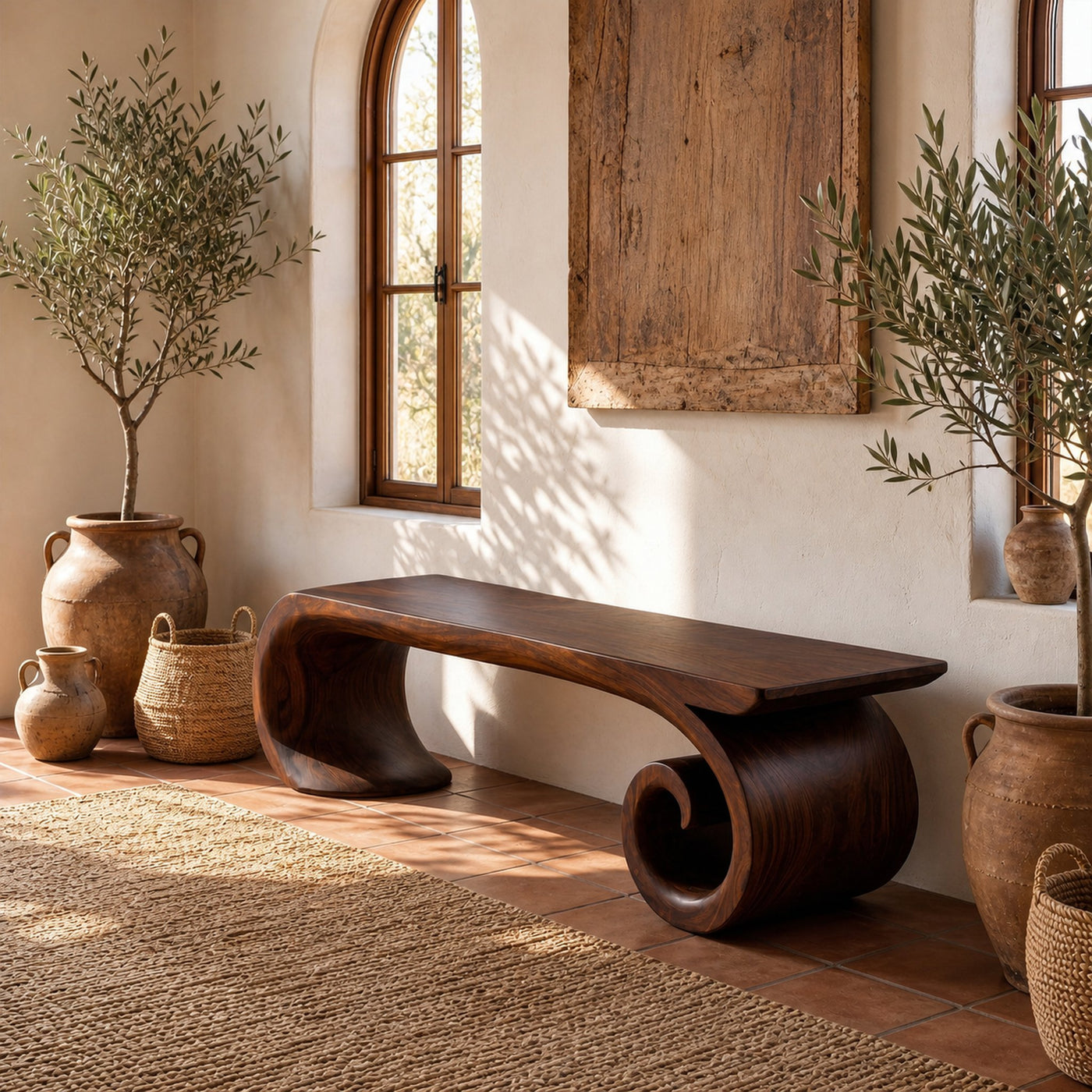Contemporary Bench For Entryway Living Room - product view 6