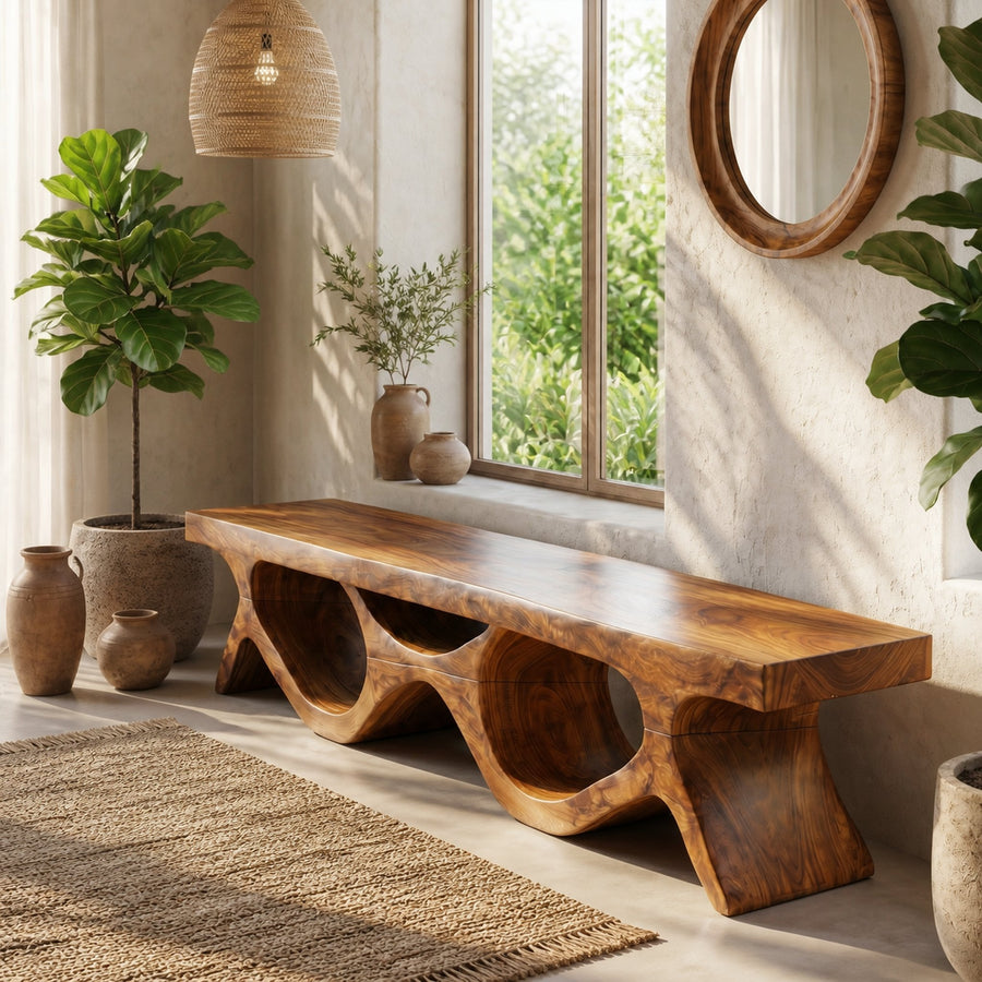 Contemporary Bench For Hallway Living Room