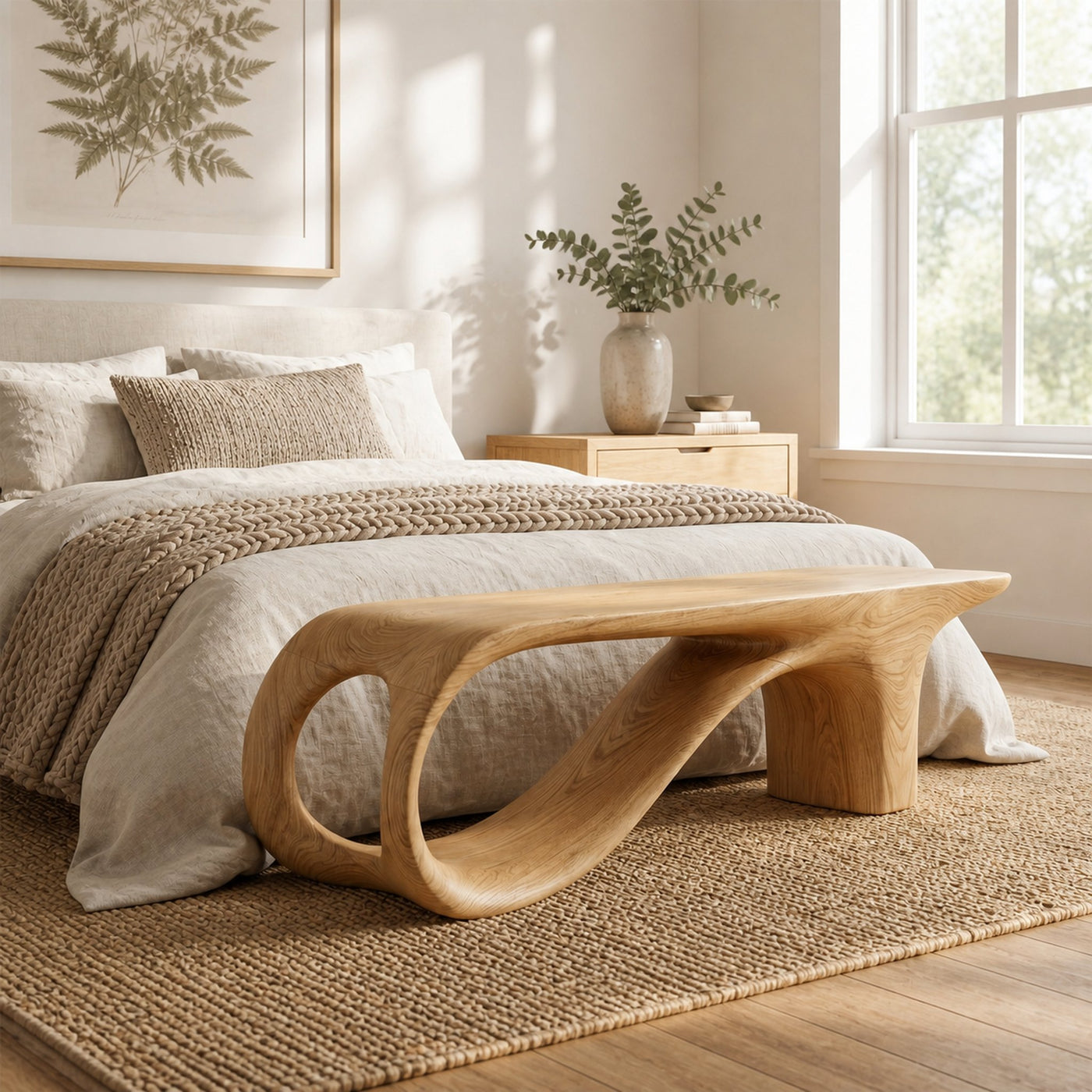 Contemporary Lounge Bench For Entryway - product view 4