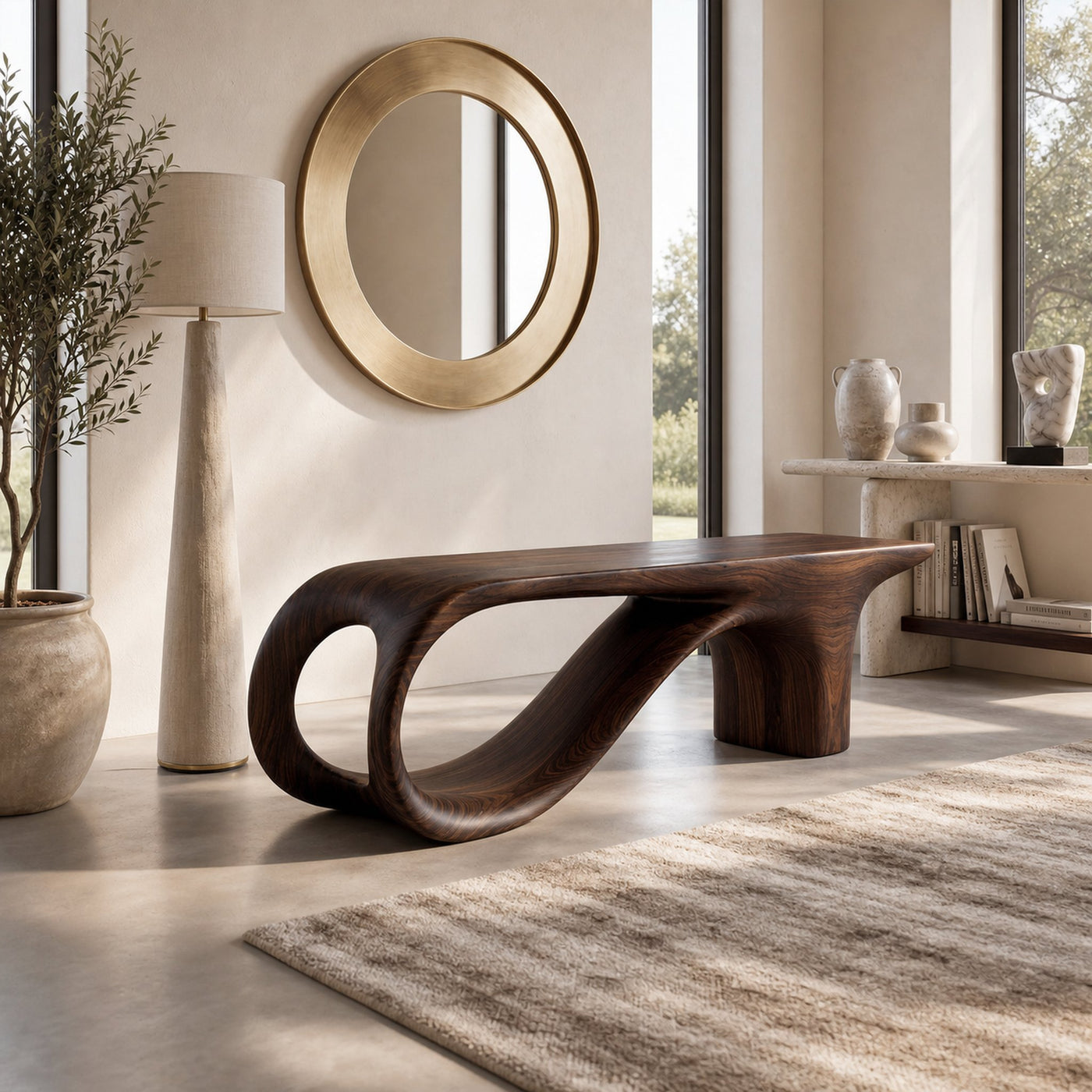 Contemporary Lounge Bench For Entryway - product view 6