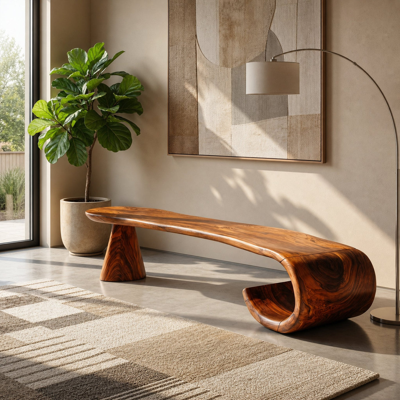 Contemporary Seating Bench For Entryway