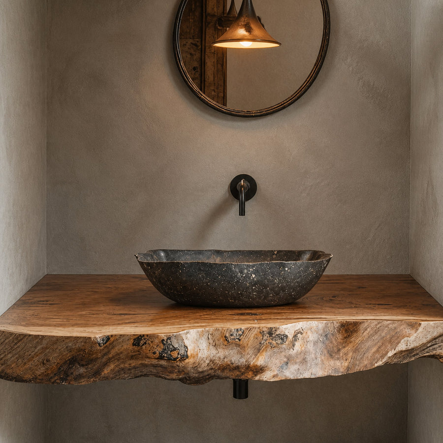 Custom Bathroom Floating Shelf For Rustic Vanity Styles
