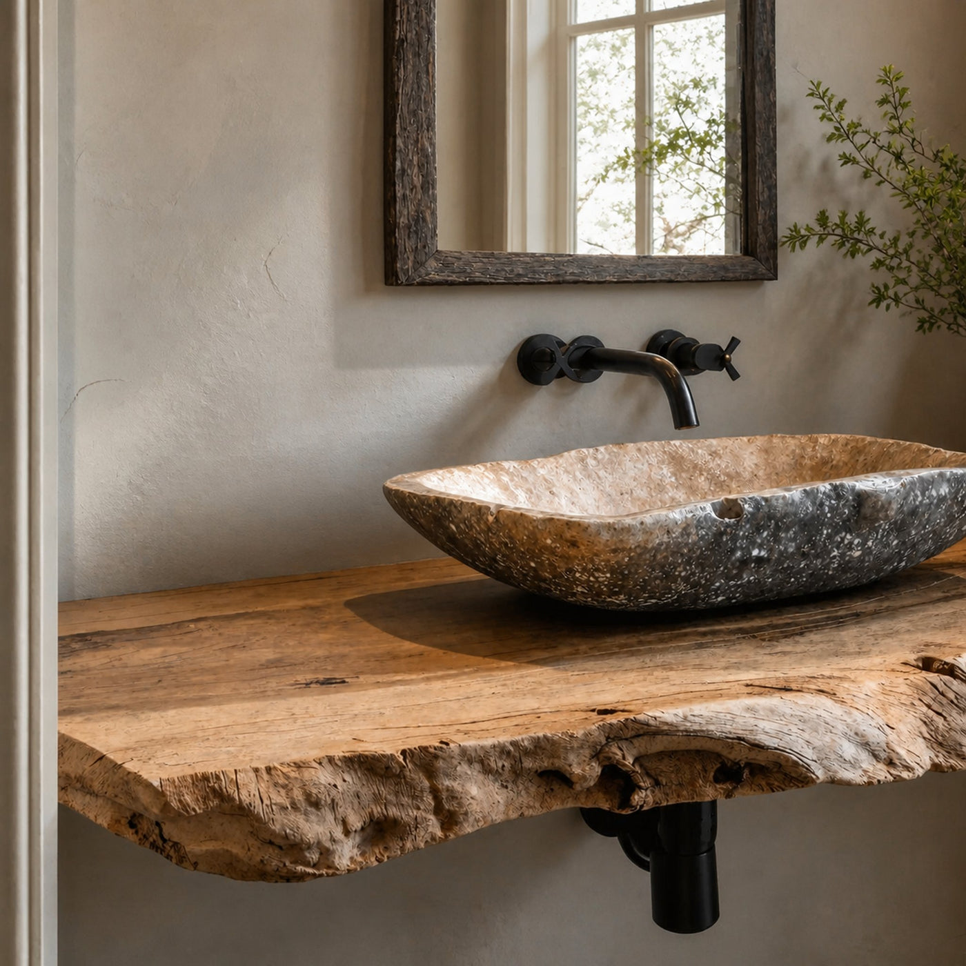 Farmhouse Bathroom Vanity Floating Shelf For Rustic Bathroom Decor - product view 3