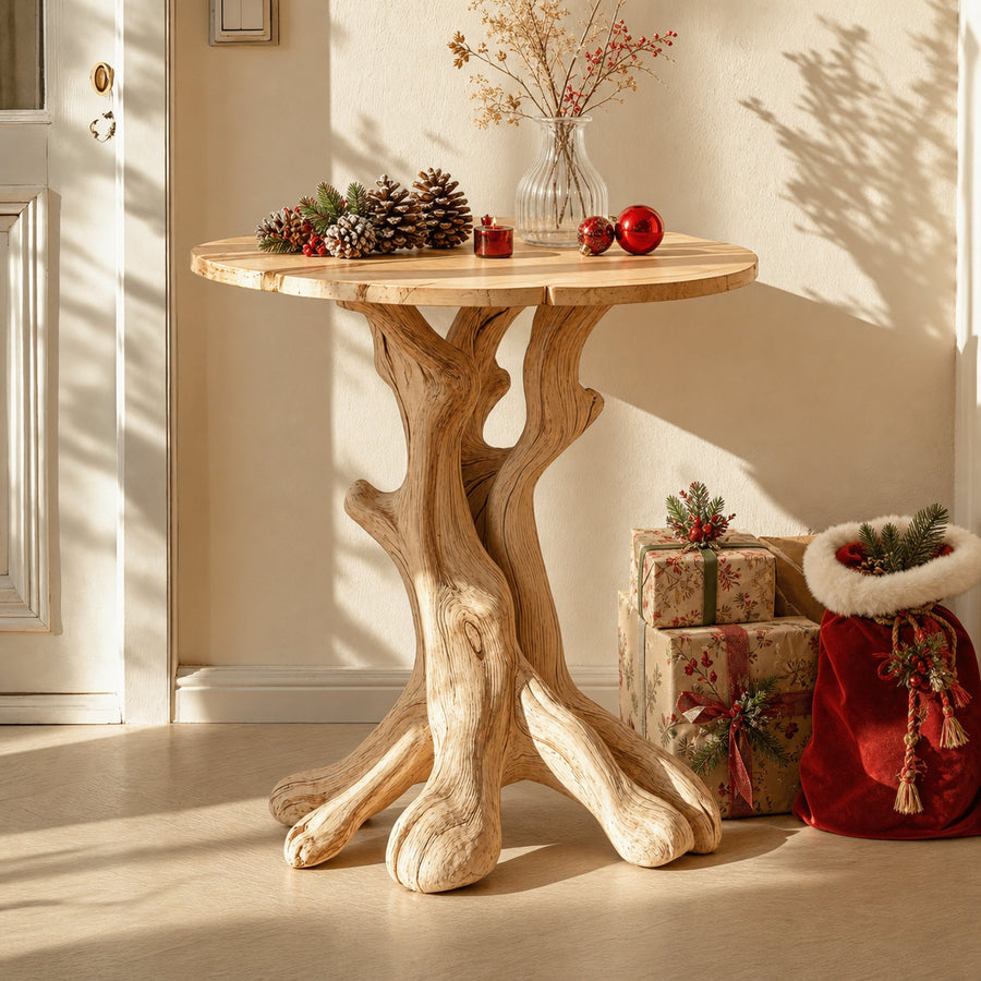 Farmhouse End Table Christmas End Table