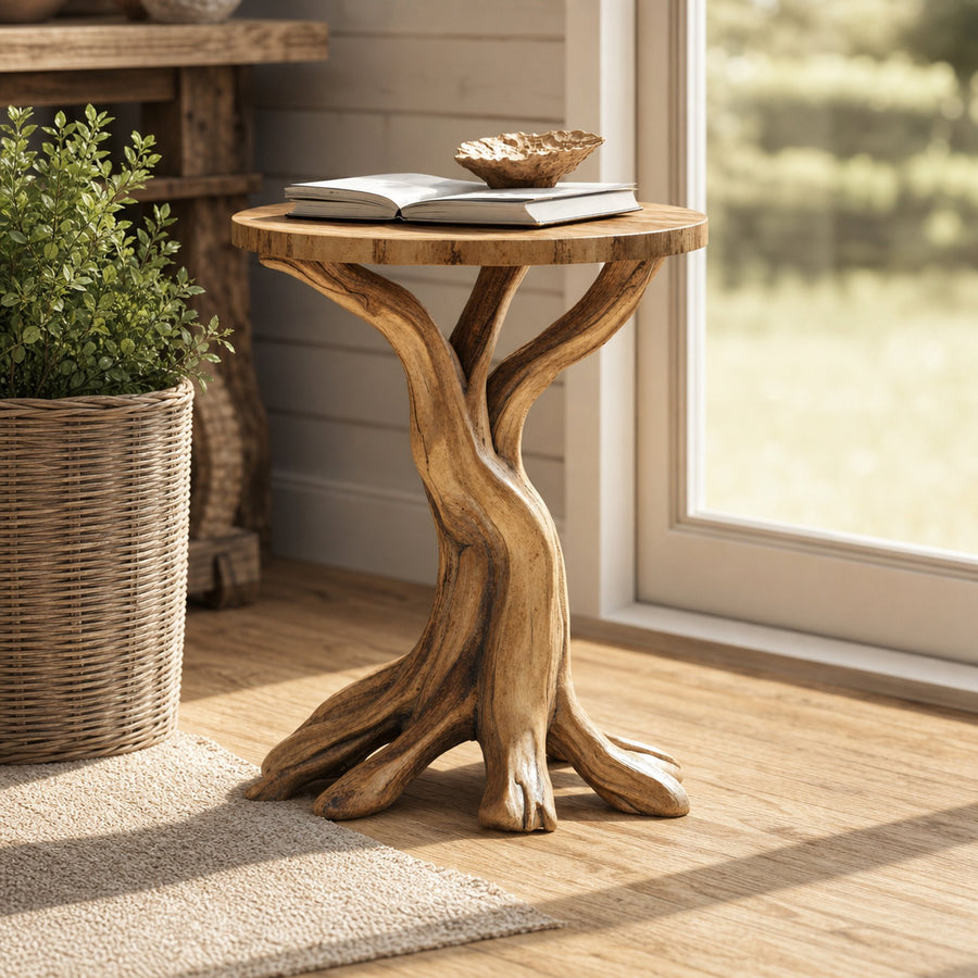 Farmhouse End Table Rustic End Table Home Decor