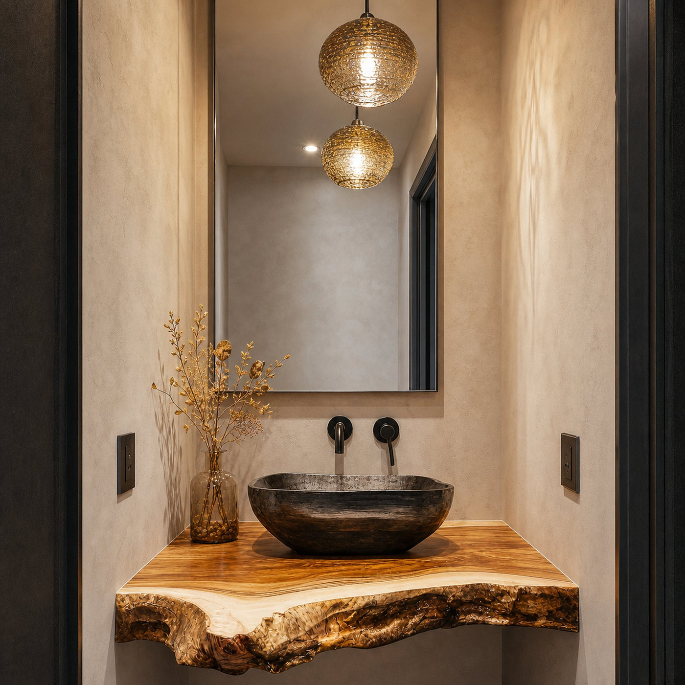 Farmhouse Solid Wood Vanity Bathroom Decor Ideas - product view 2
