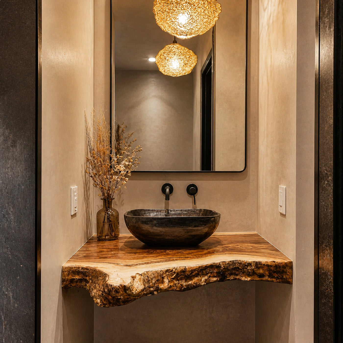 Farmhouse Solid Wood Vanity Bathroom Decor Ideas - product view 6
