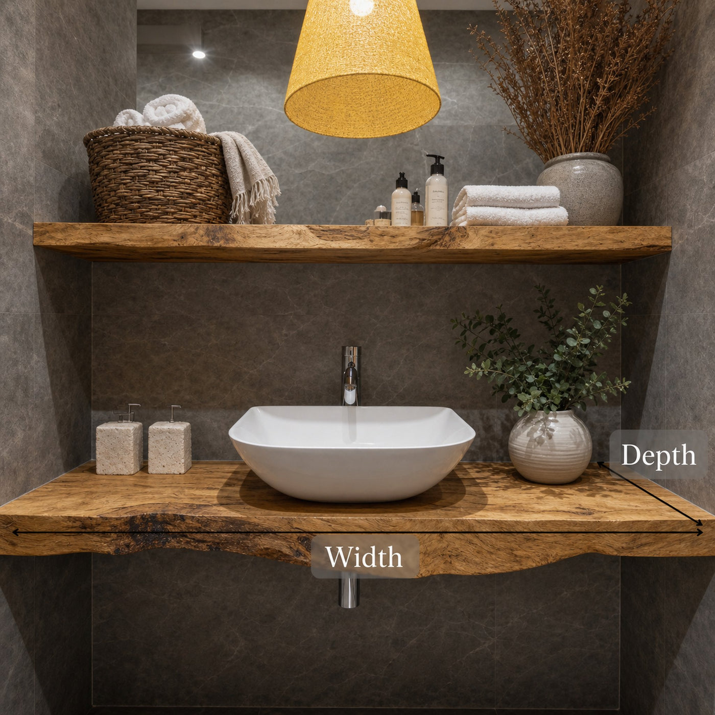 Farmhouse Solid Wood Vanity Classic Aesthetic - product view 4