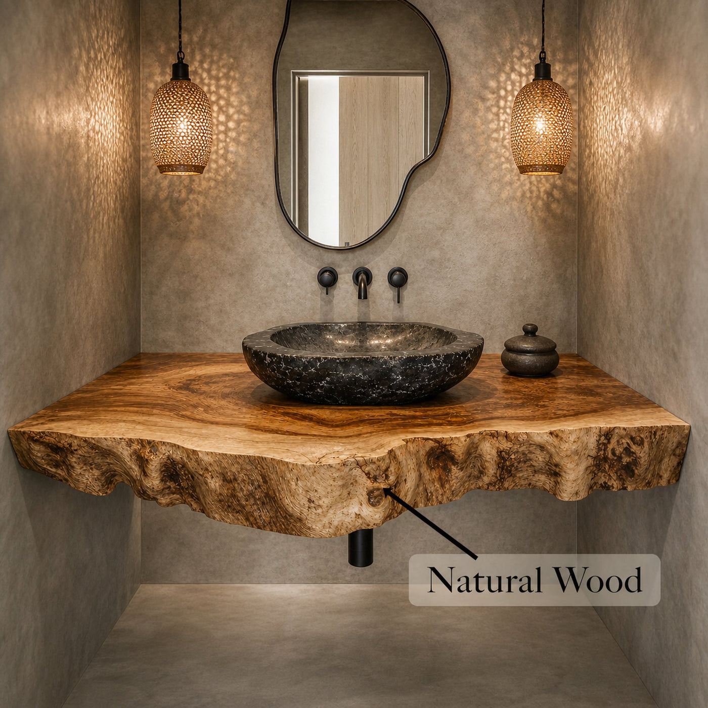 Farmhouse Style Floating Vanity Shelf For Cozy Bathrooms - product view 5