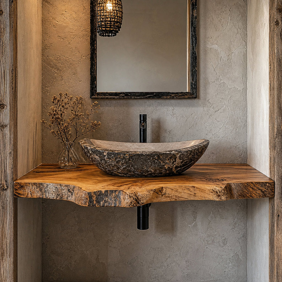 Farmhouse Wooden Vanity Bathroom Decor Ideas