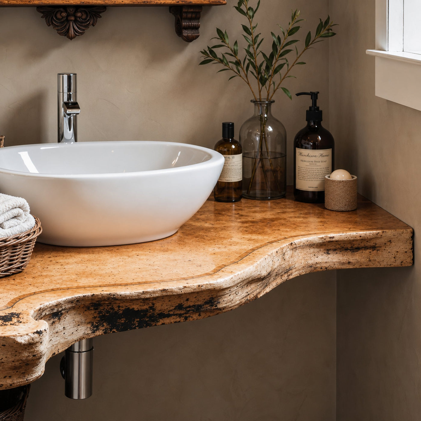 Floating Bathroom Corner Shelf - product view 3