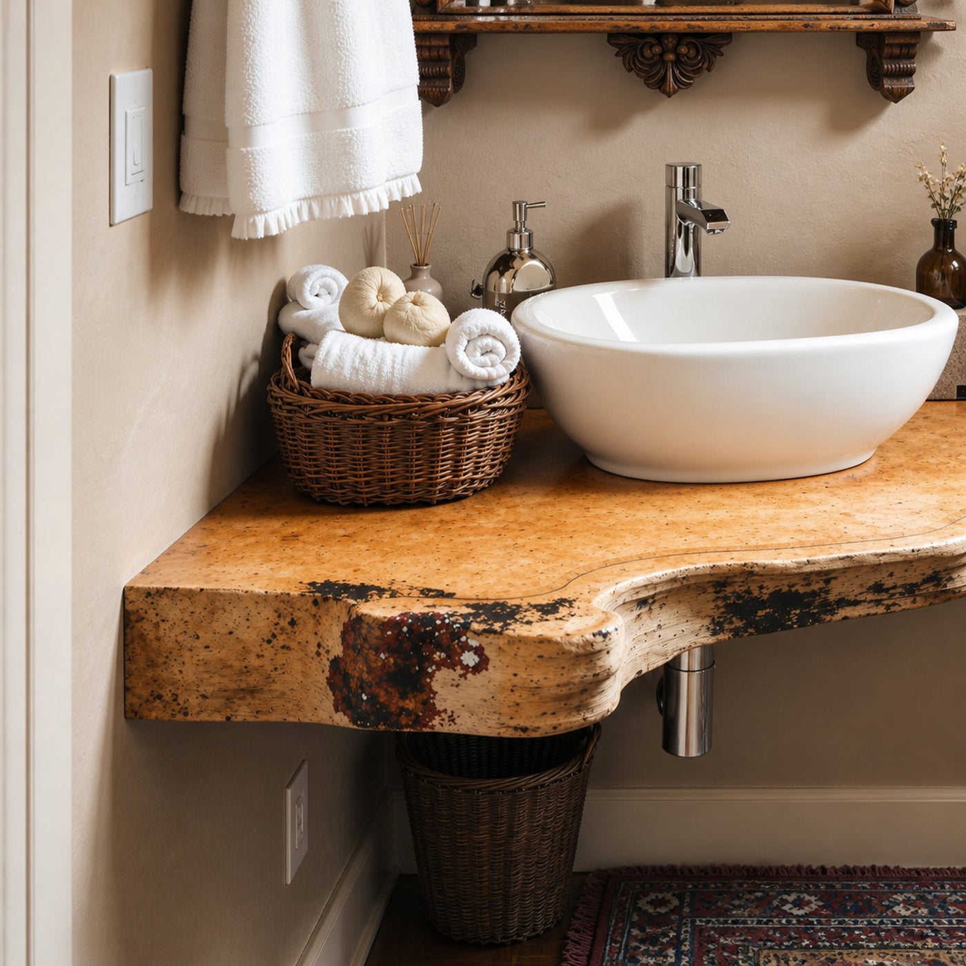 Floating Bathroom Corner Shelf - product view 4