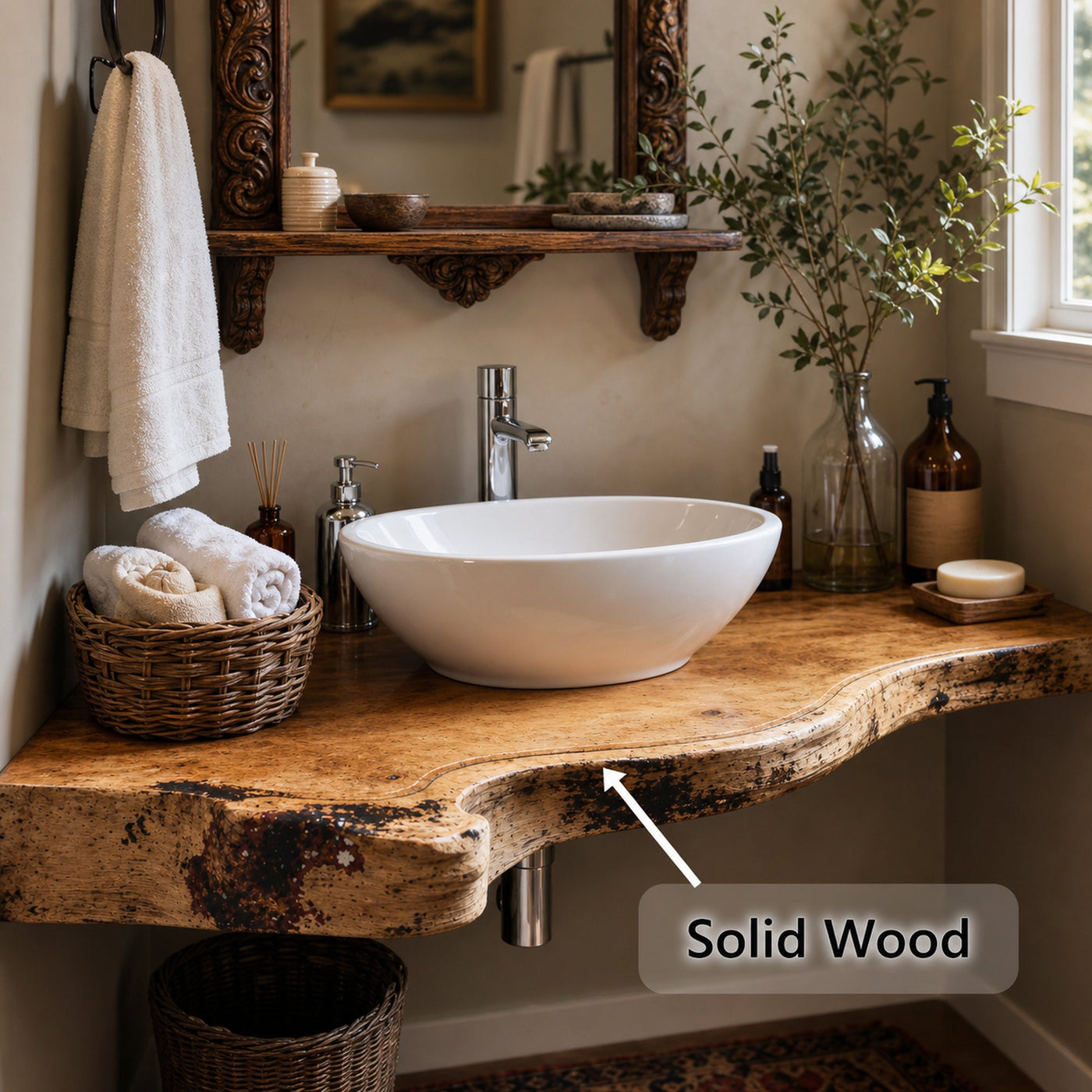 Floating Bathroom Corner Shelf - product view 5