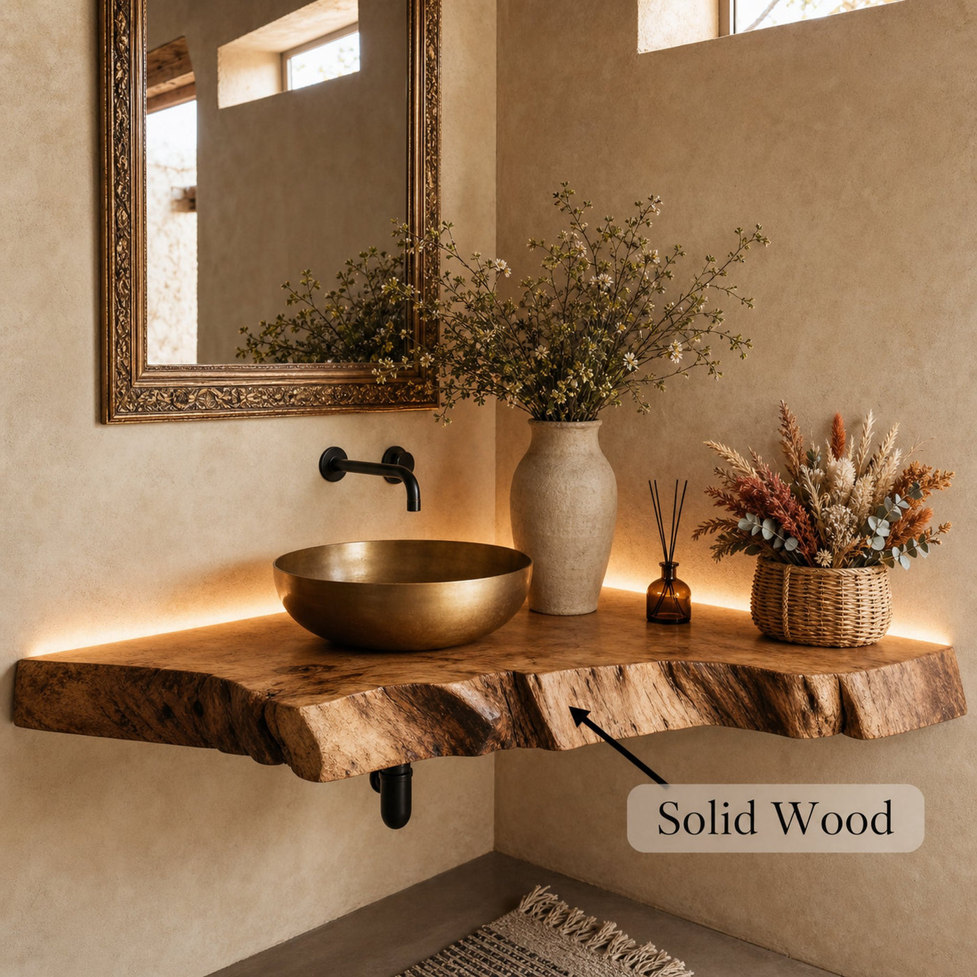 Floating Corner Vanity Bathroom - product view 6