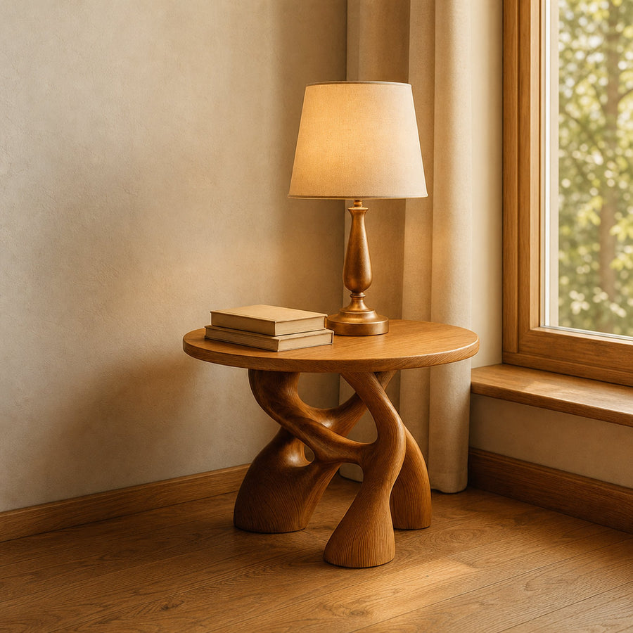Free Standing Mid Century End Table Bedroom