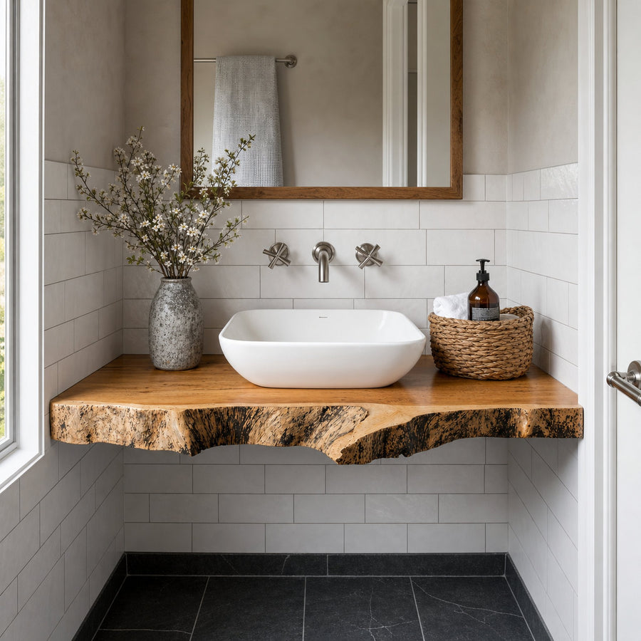 Handcrafted Solid Wood Vanity Local Store Pick