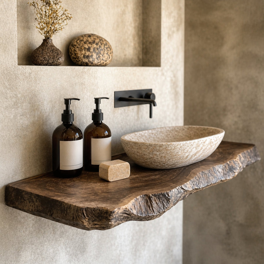 Live Edge Bathroom Vanity