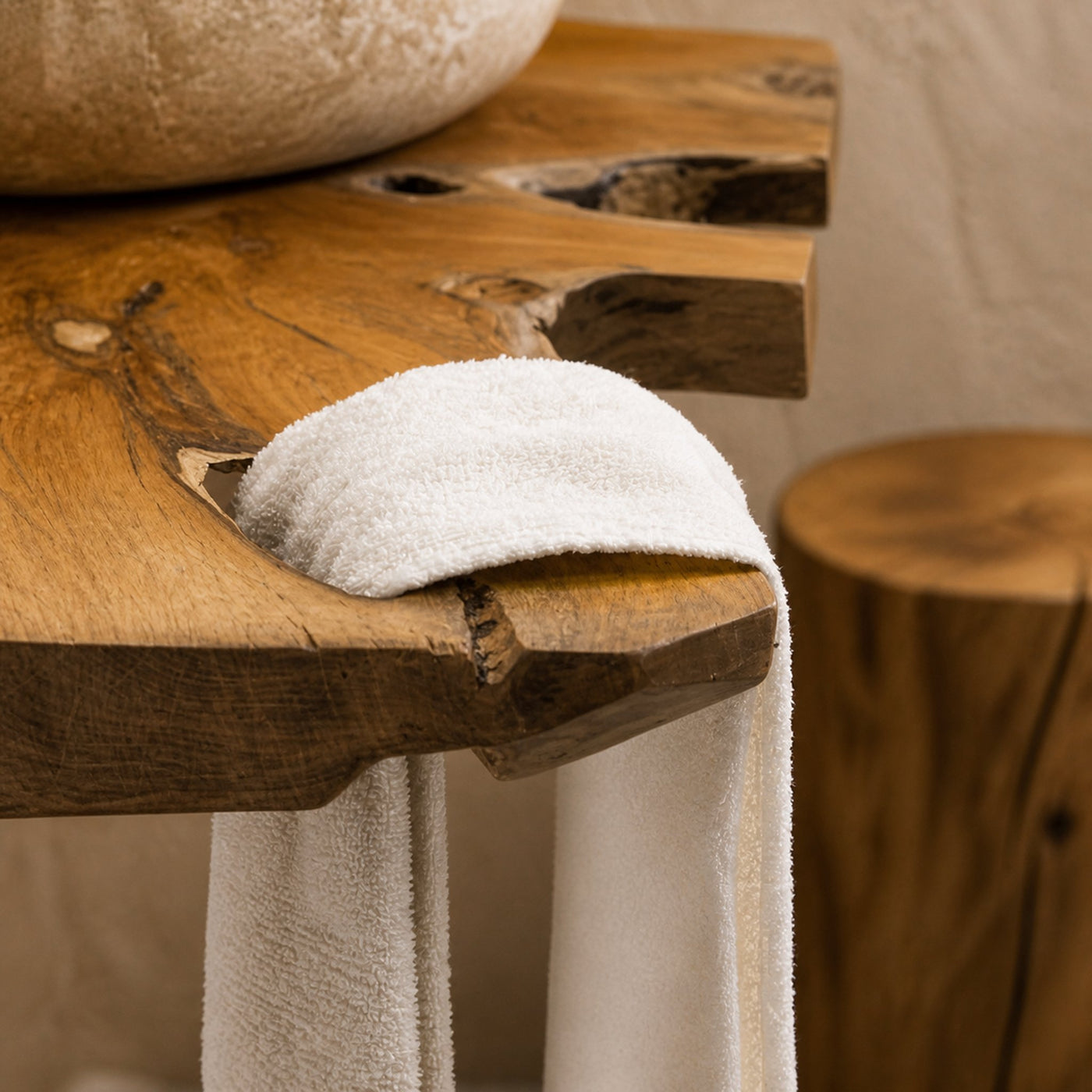 Live Edge Bathroom Vanity Shelf - product view 8