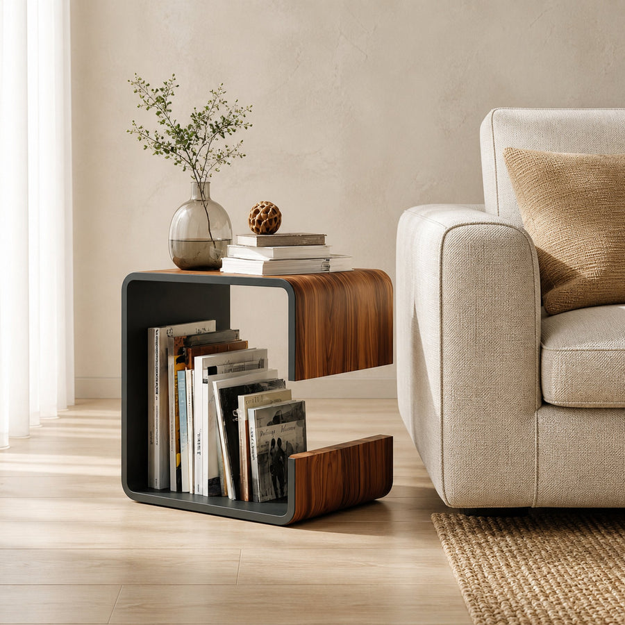 Mid Century Bedside Table Living Room