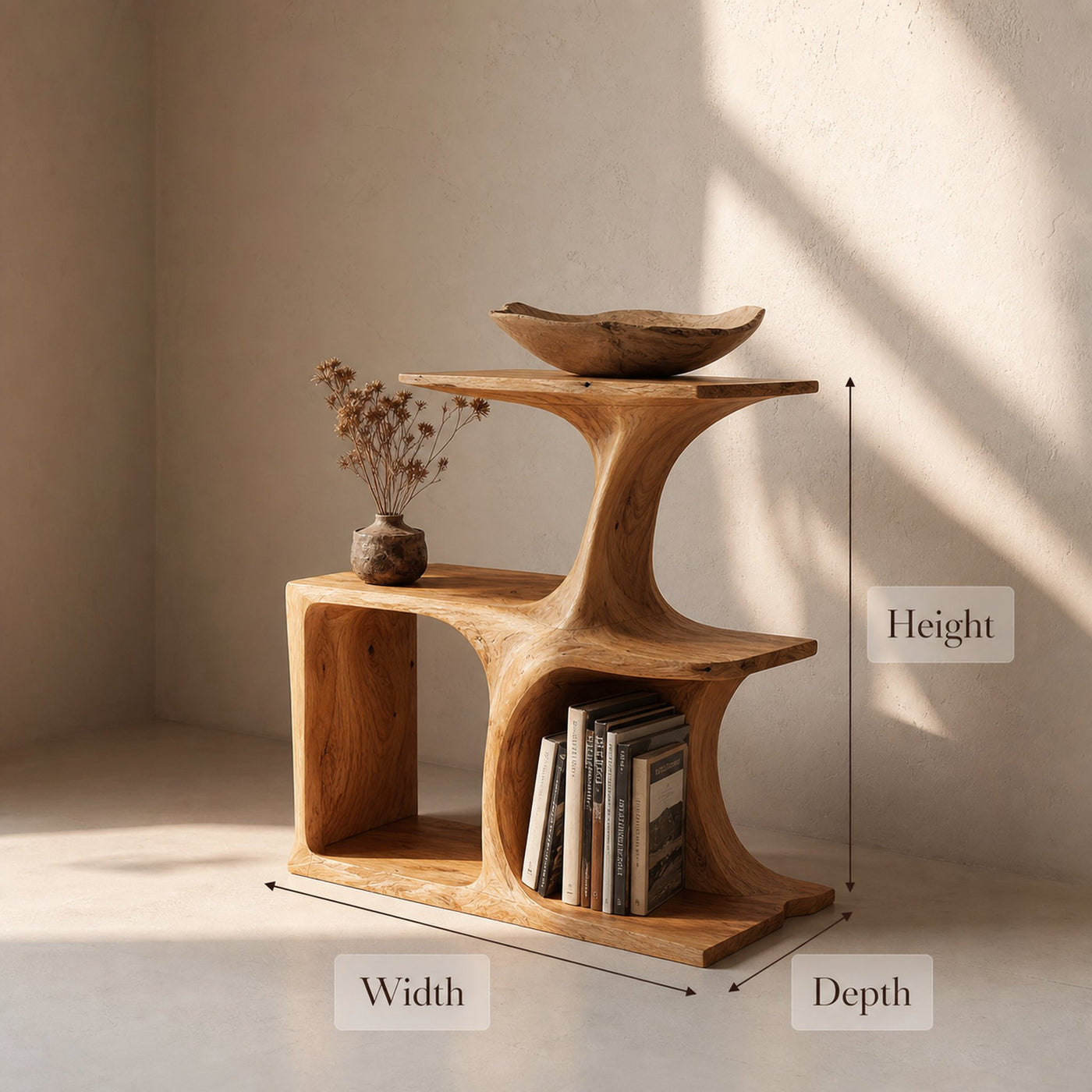 Mid Century Display Table For Living Room Or Studio - product view 4