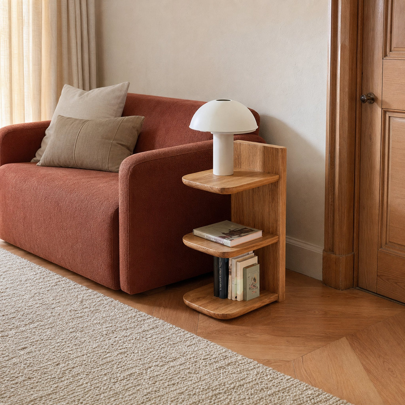 Mid Century End Table Bedroom Or Living Room - product view 2