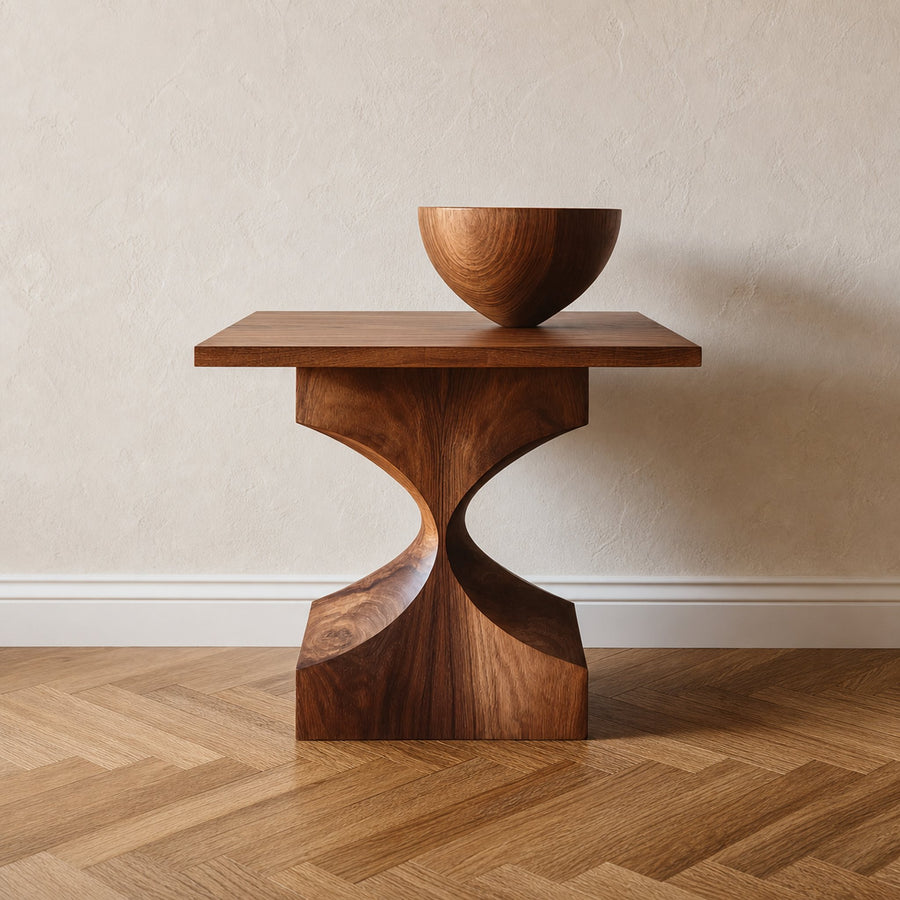 Mid Century End Table Living Room