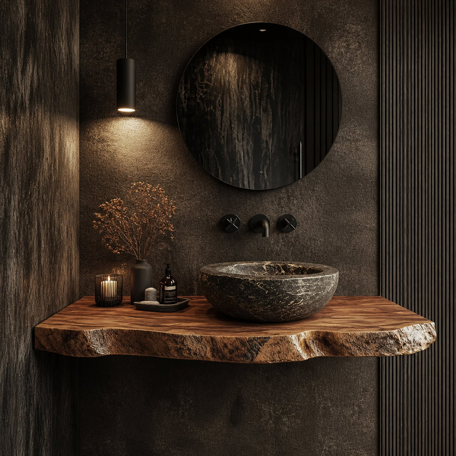 Mid Century Floating Bathroom Vanity Modern Washroom