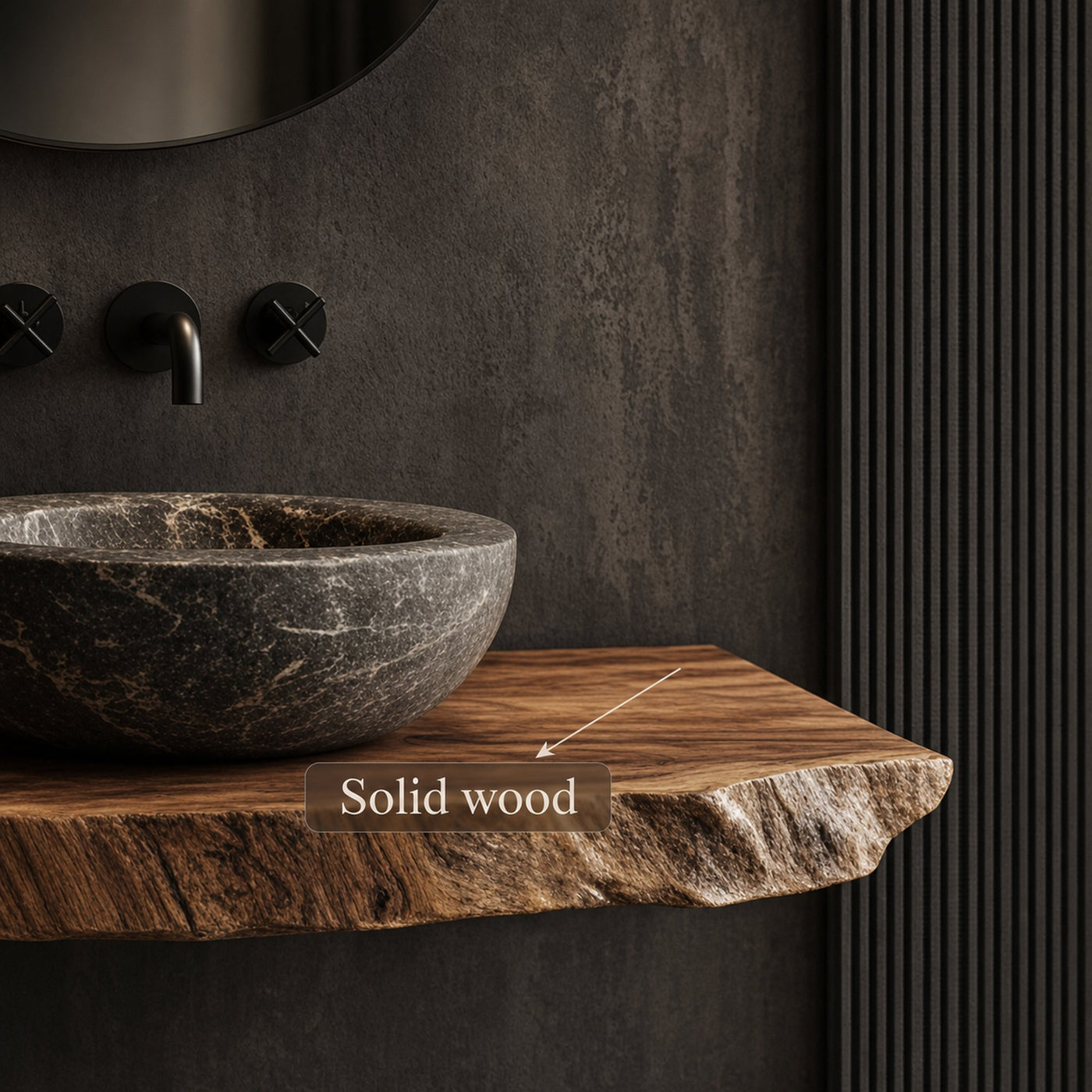 Mid Century Floating Bathroom Vanity Modern Washroom - product view 4