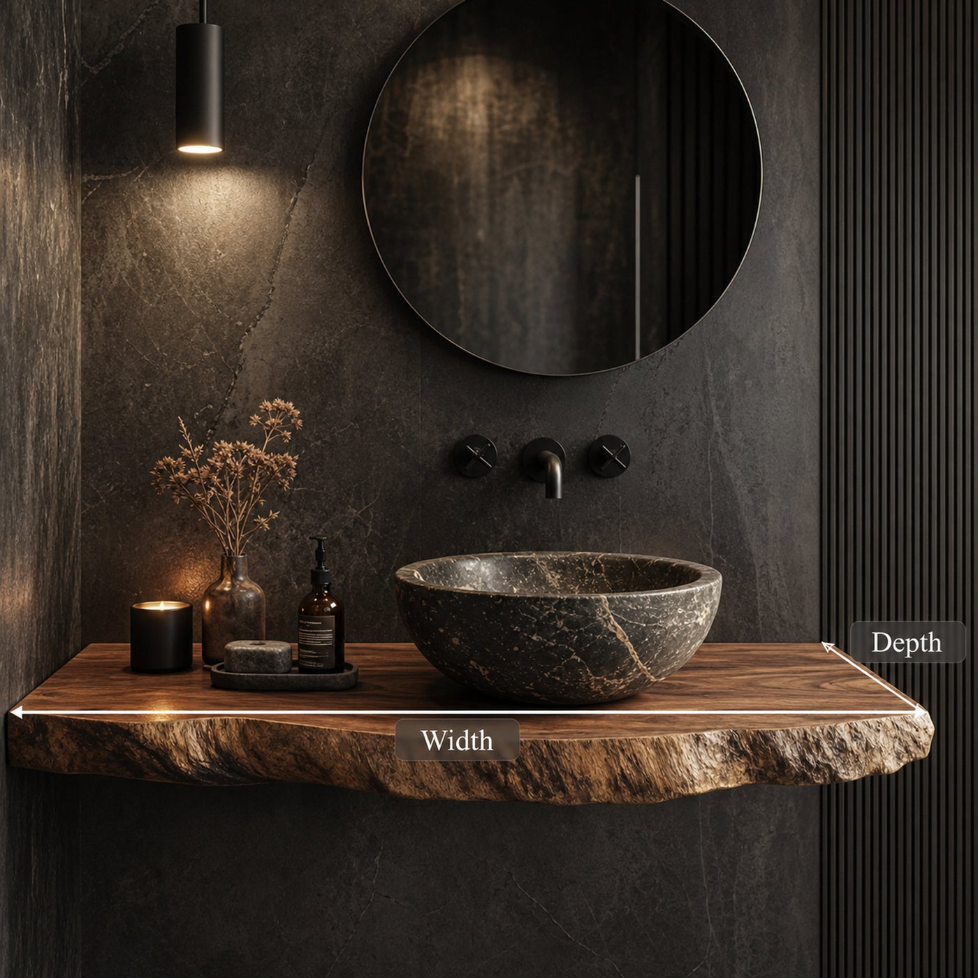 Mid Century Floating Bathroom Vanity Modern Washroom - product view 5