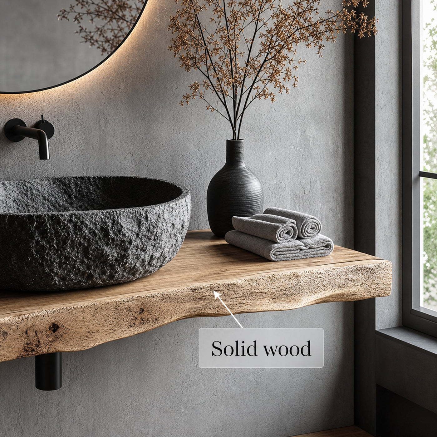 Mid Century Floating Vanity Bathroom Modern Washroom Entryway - product view 4
