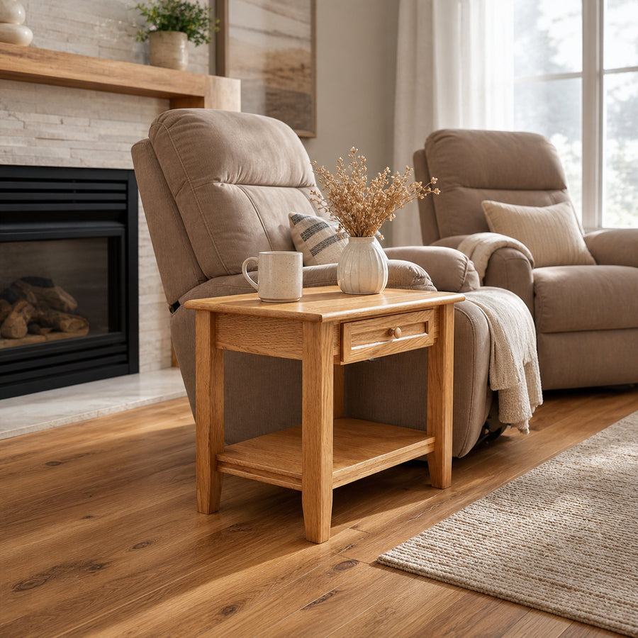 Mid Century Modern Side Table Living Room