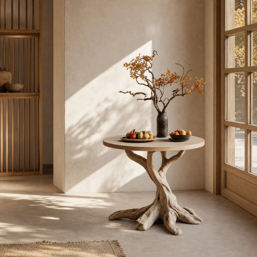 Mid Century Solid Wood End Table For Living Room Decor Inspiration