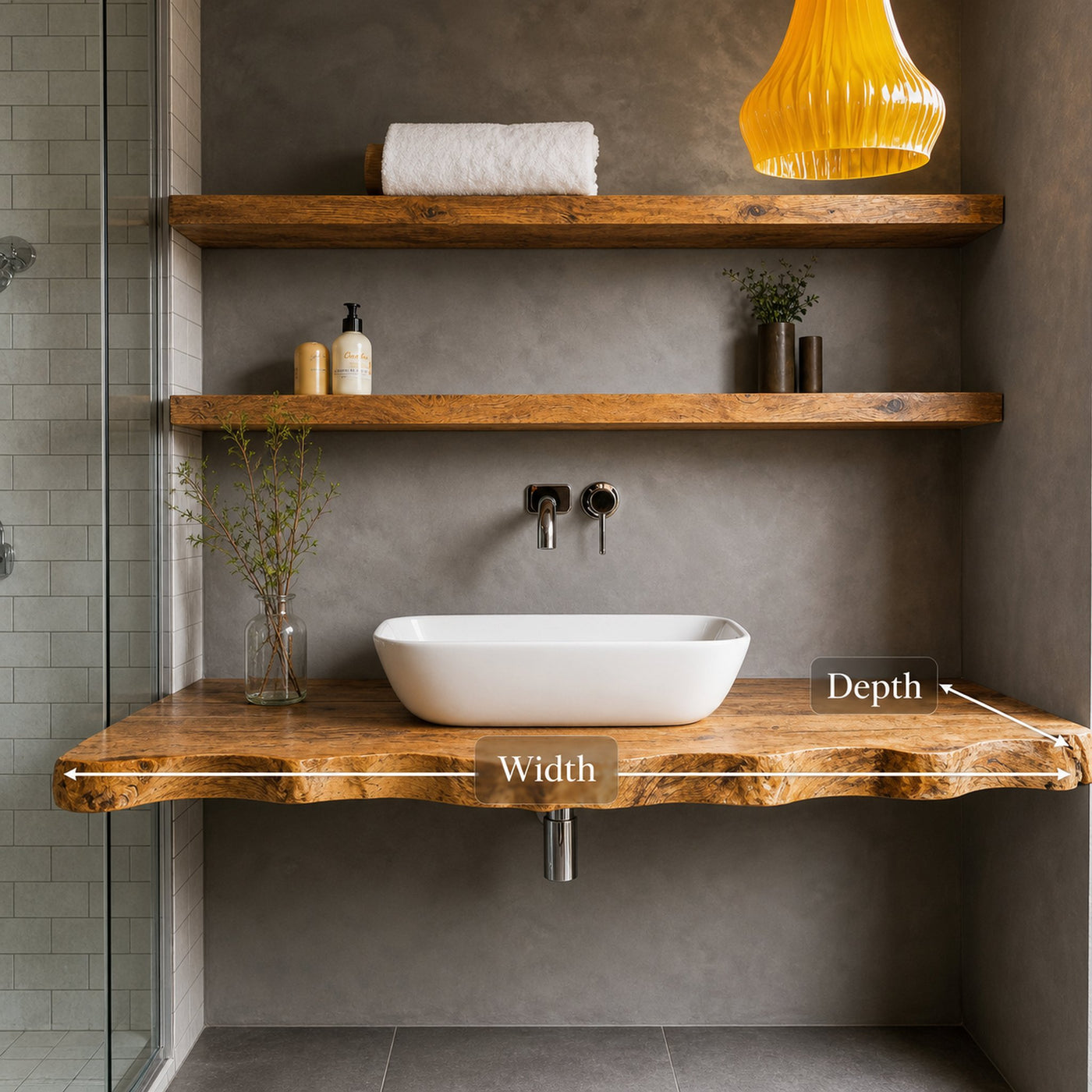 Mid Century Solid Wood Vanity Bathroom Furniture - product view 4