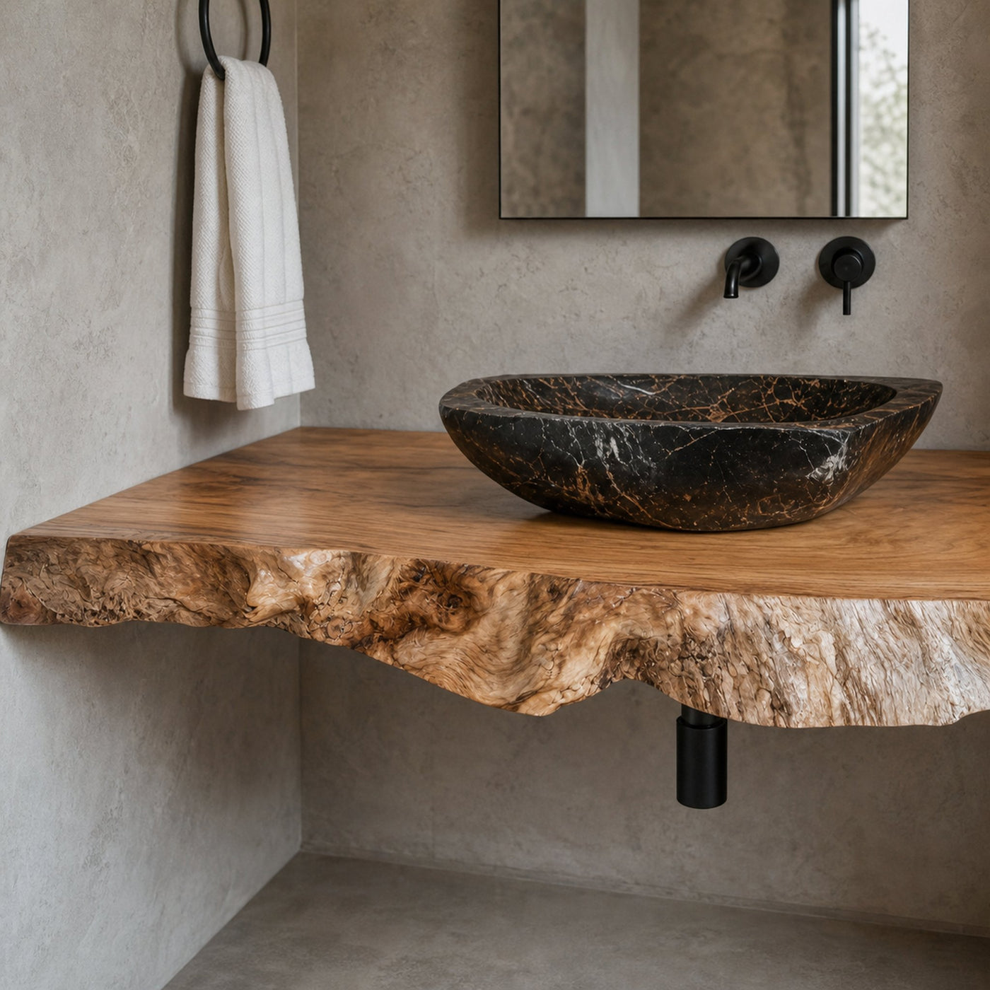 Mid Century Solid Wood Vanity For Bathroom Furniture - product view 3