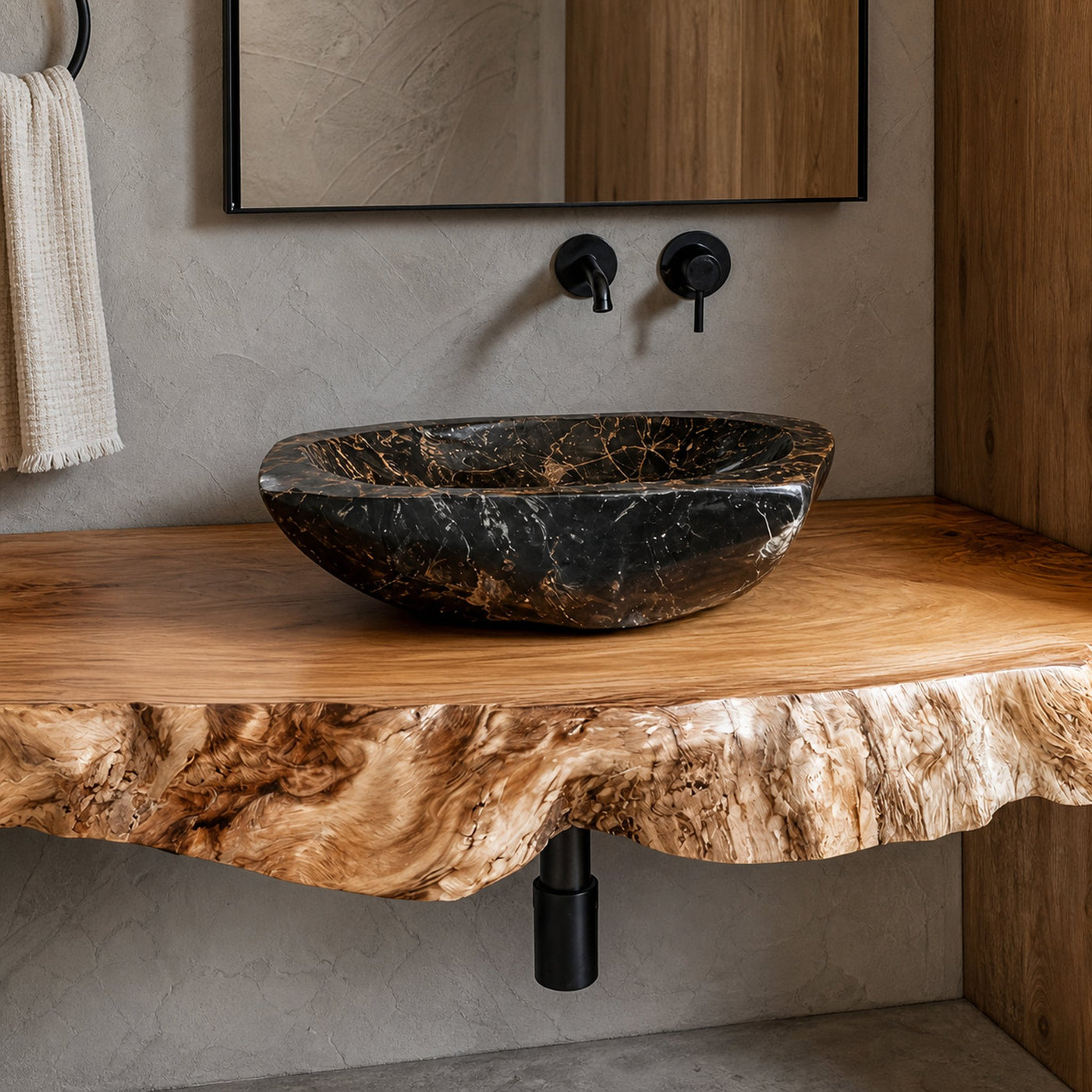 Mid Century Solid Wood Vanity For Bathroom Furniture - product view 4