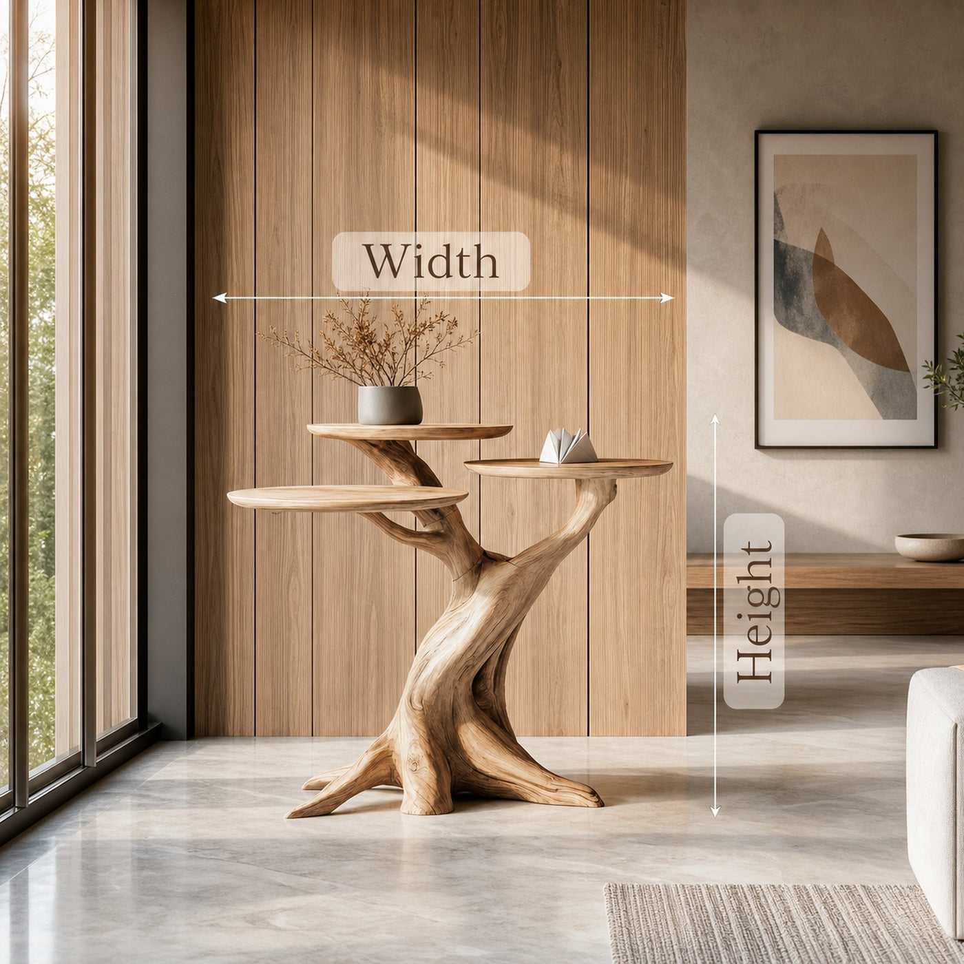 Mid Century Wooden End Table For Living Room Modern Furniture Decor - product view 6