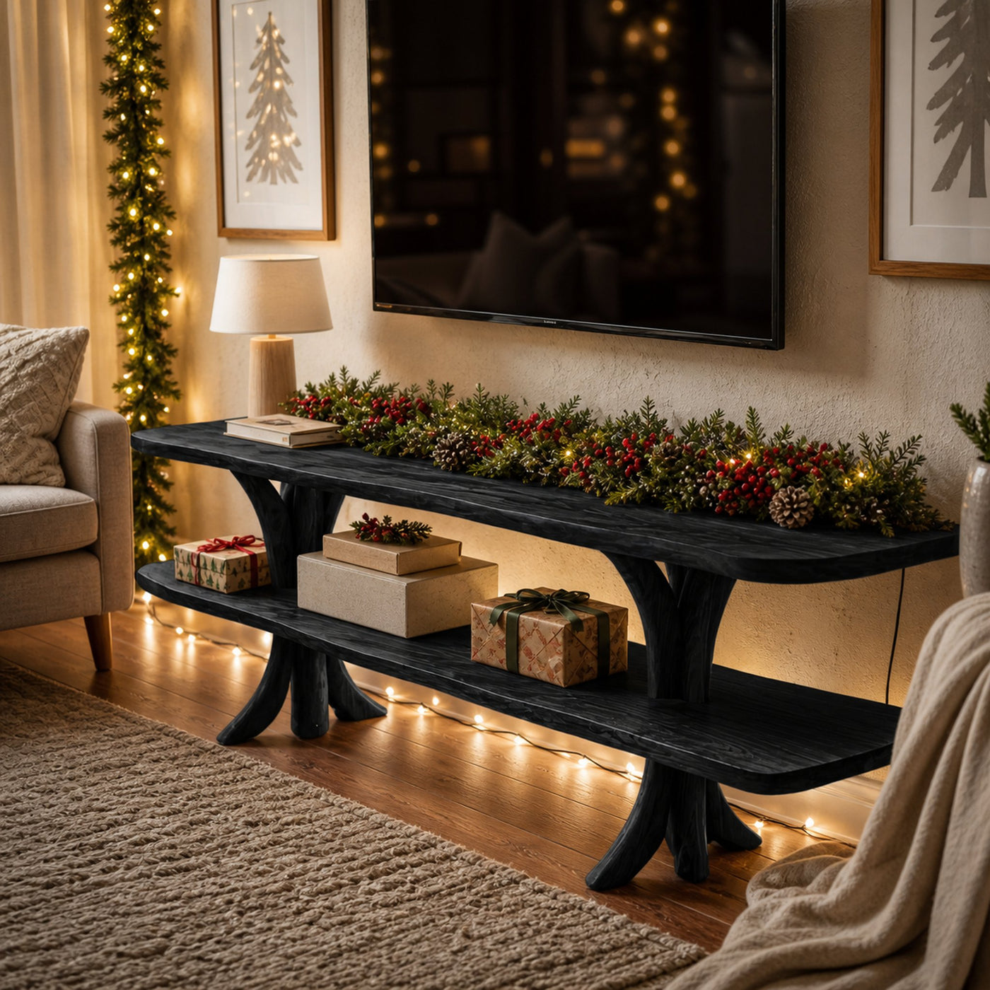 Furnishing the living room