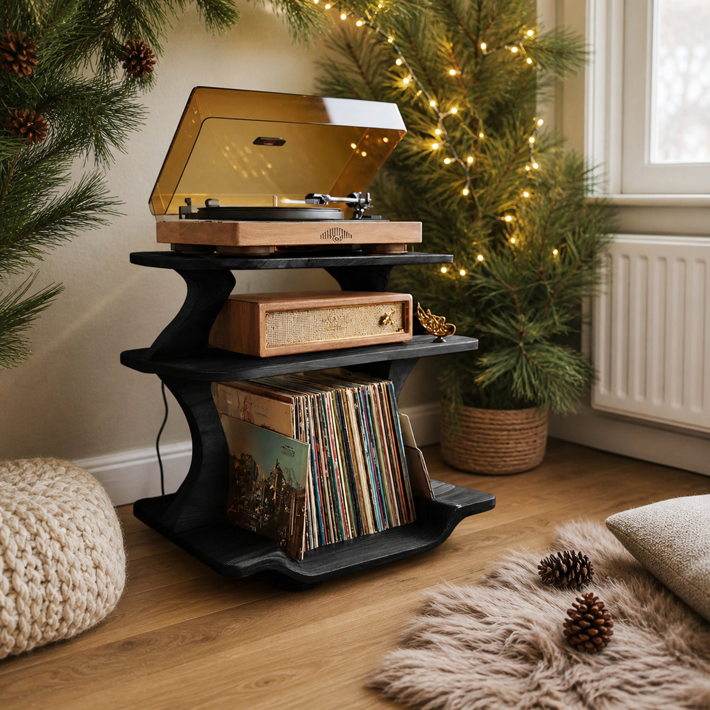 Understated listening rooms