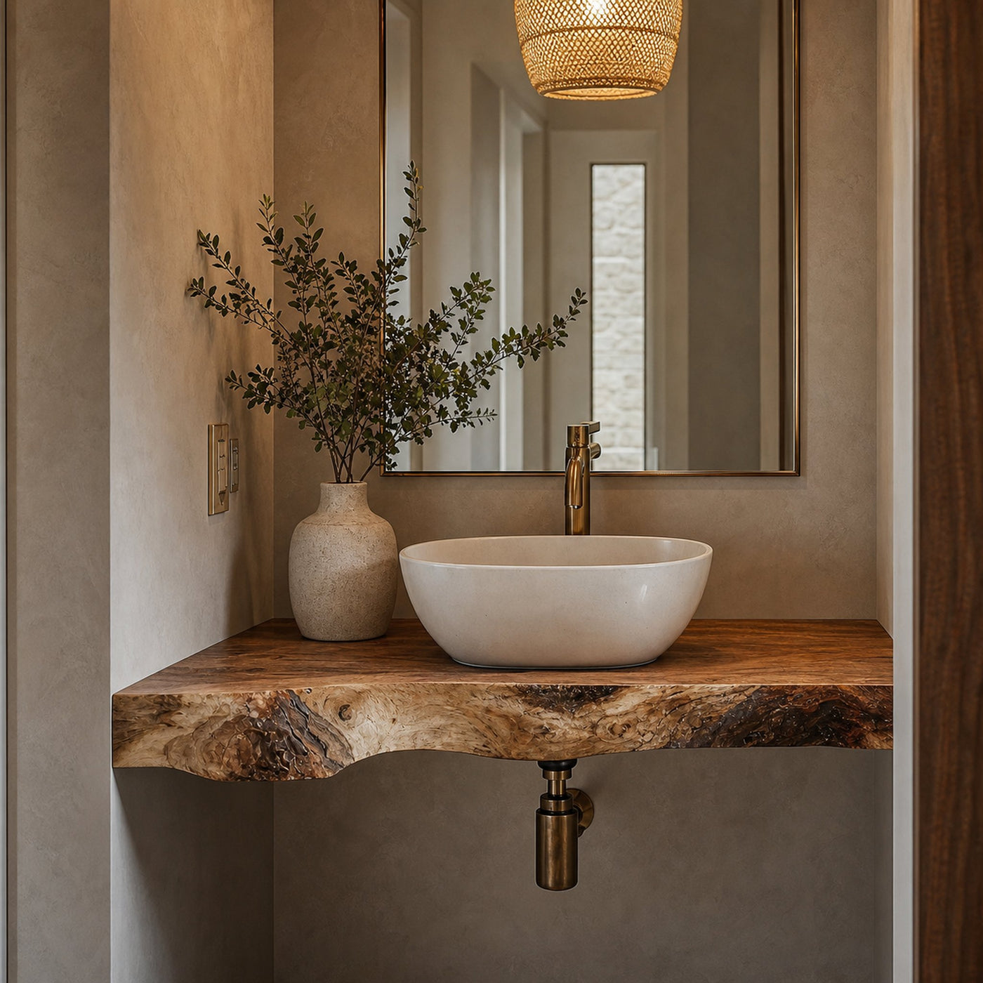 Mid Century Wooden Vanity Bathroom Furniture - product view 2