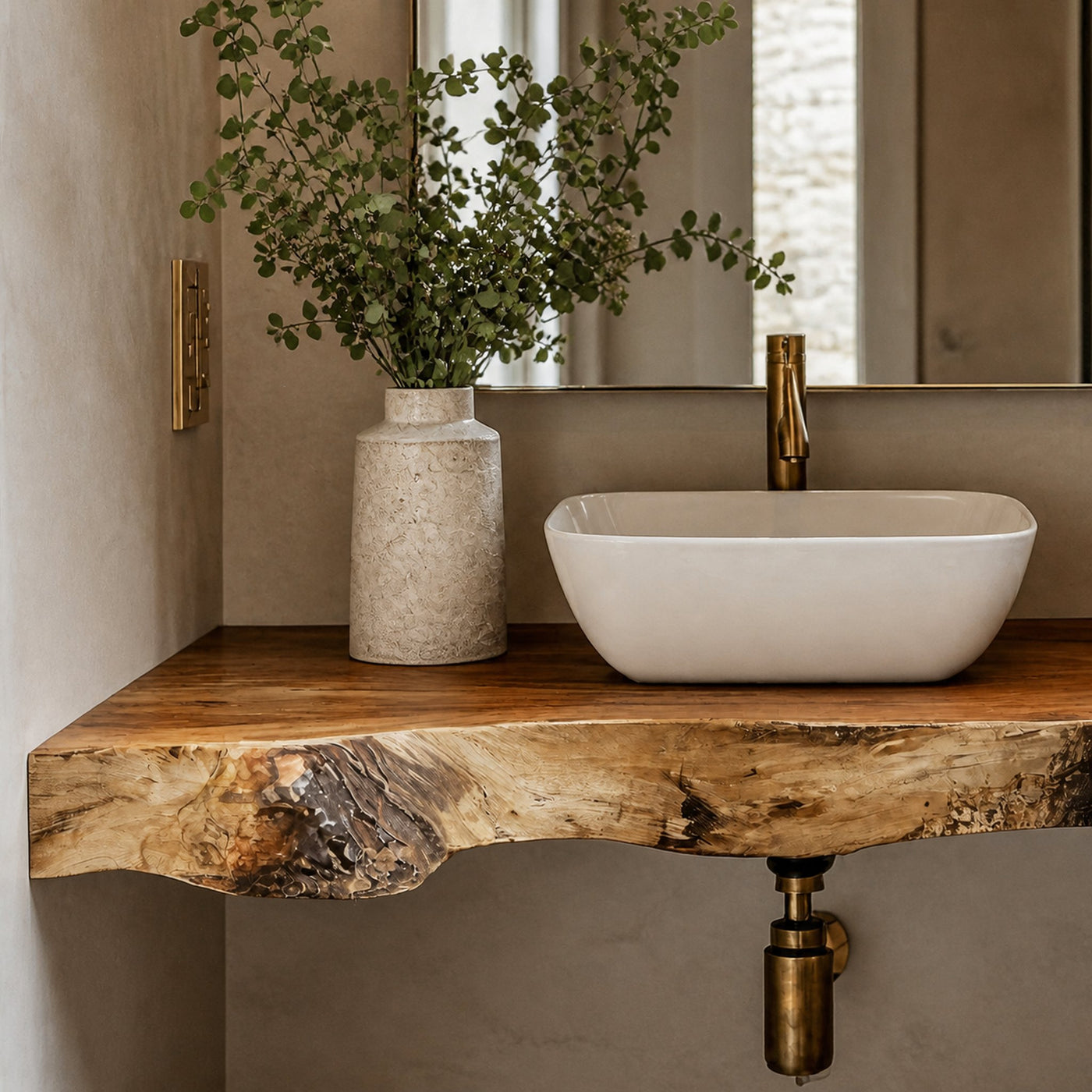 Mid Century Wooden Vanity Bathroom Furniture - product view 3