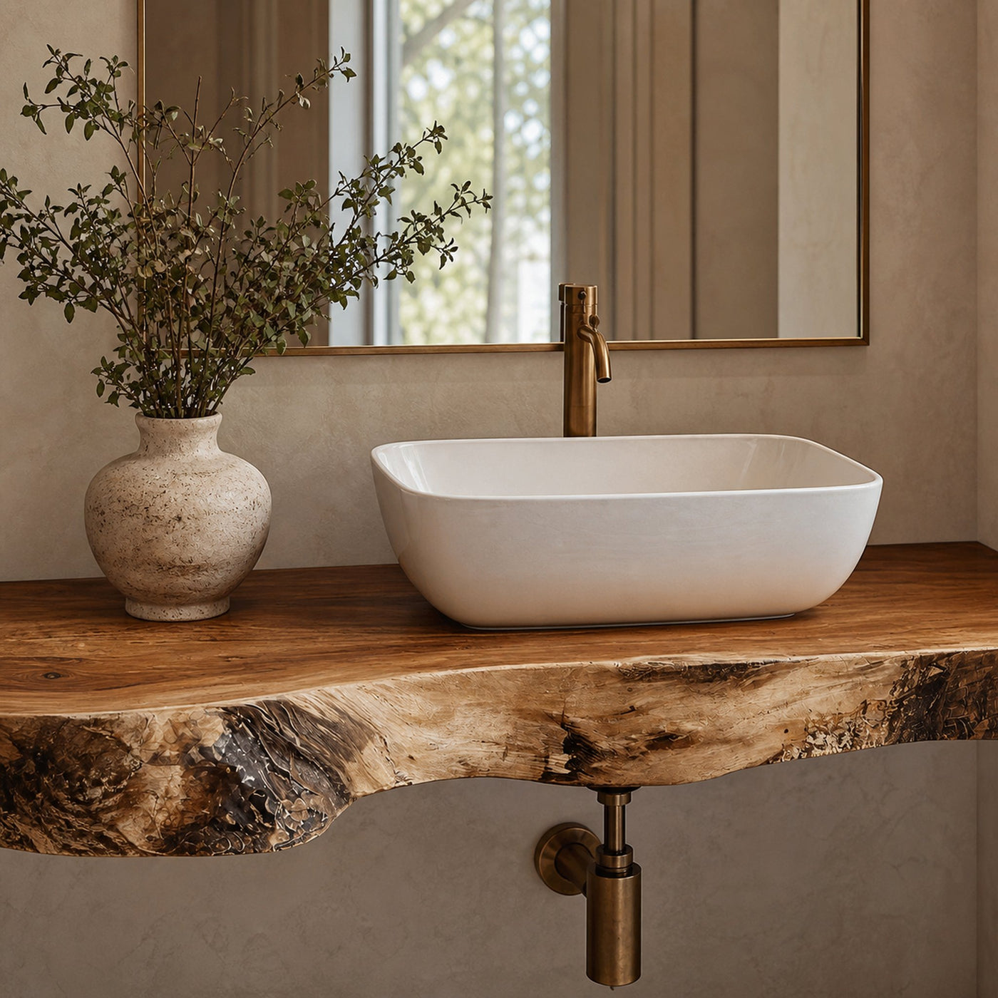 Mid Century Wooden Vanity Bathroom Furniture - product view 4