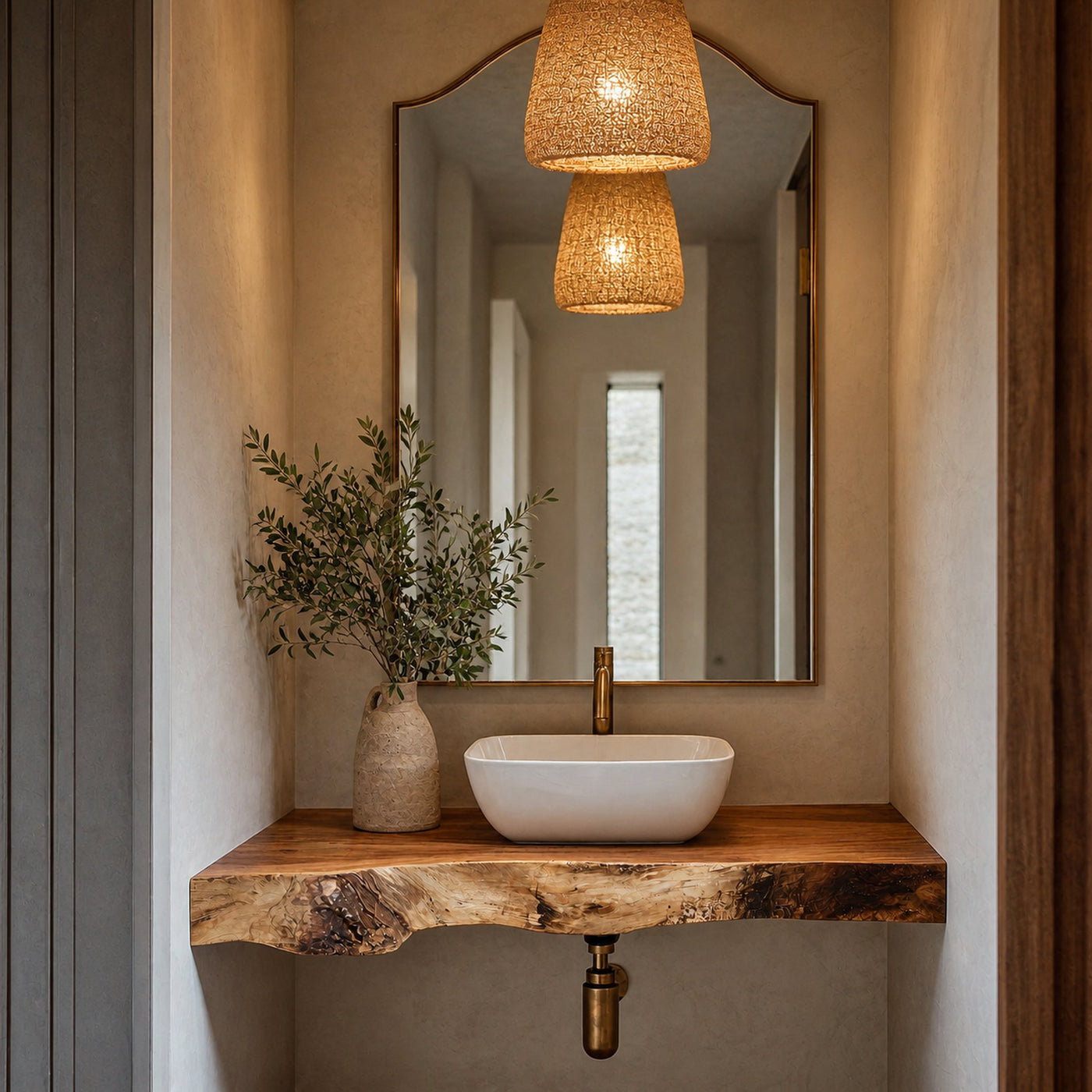 Mid Century Wooden Vanity Bathroom Furniture - product view 5