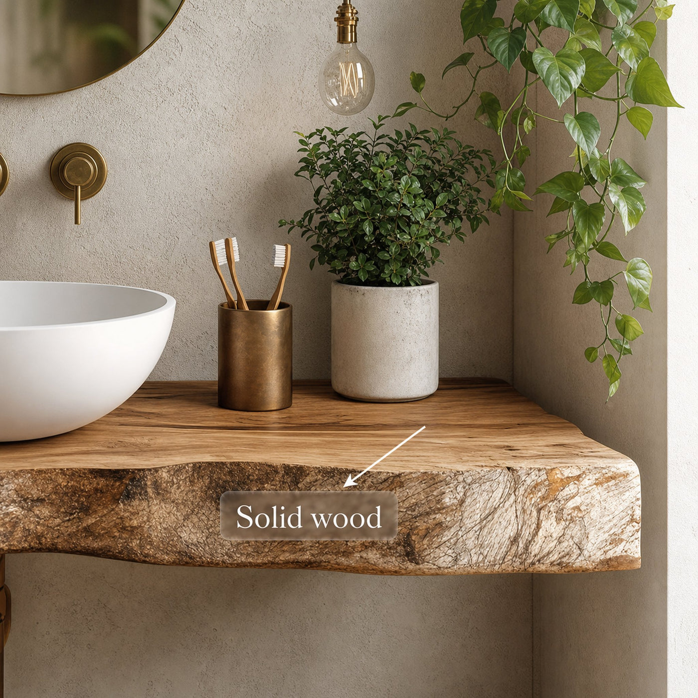 The feel of real wood