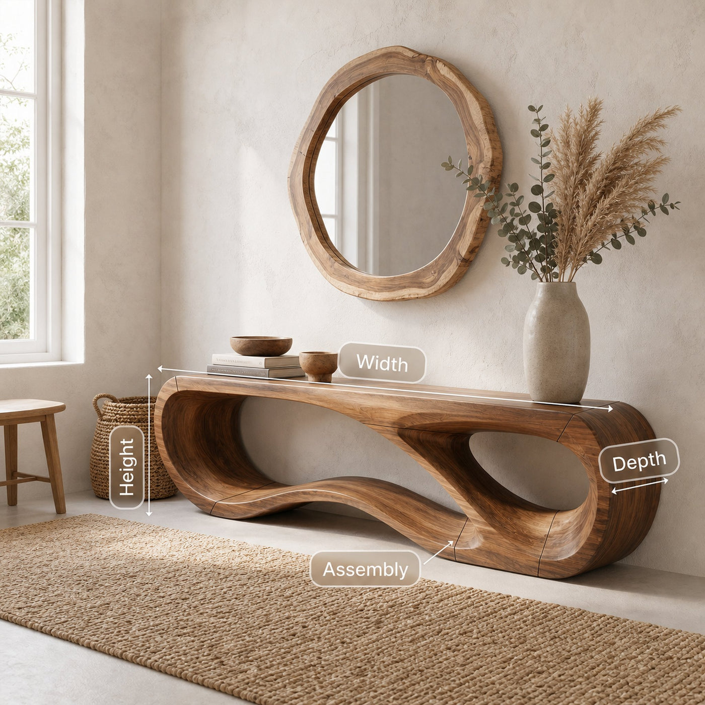 Minimalist Seating Bench For Entryway - product view 8
