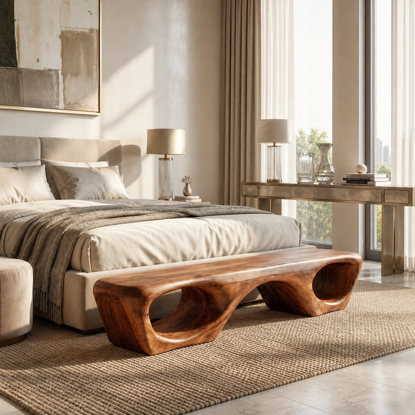 Modern Accent Bench For Bedroom