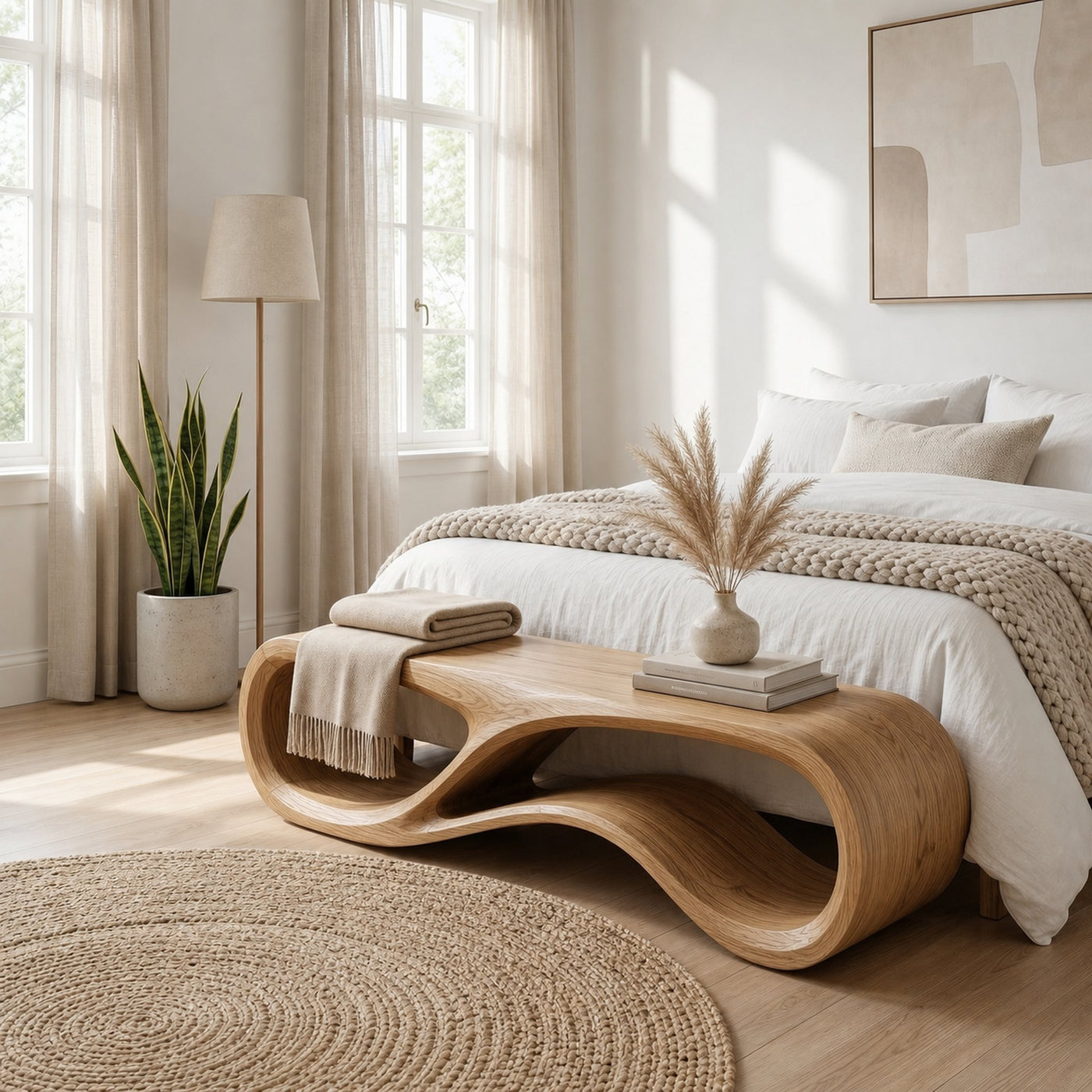 Modern Bench For Lounge Living Room - product view 4