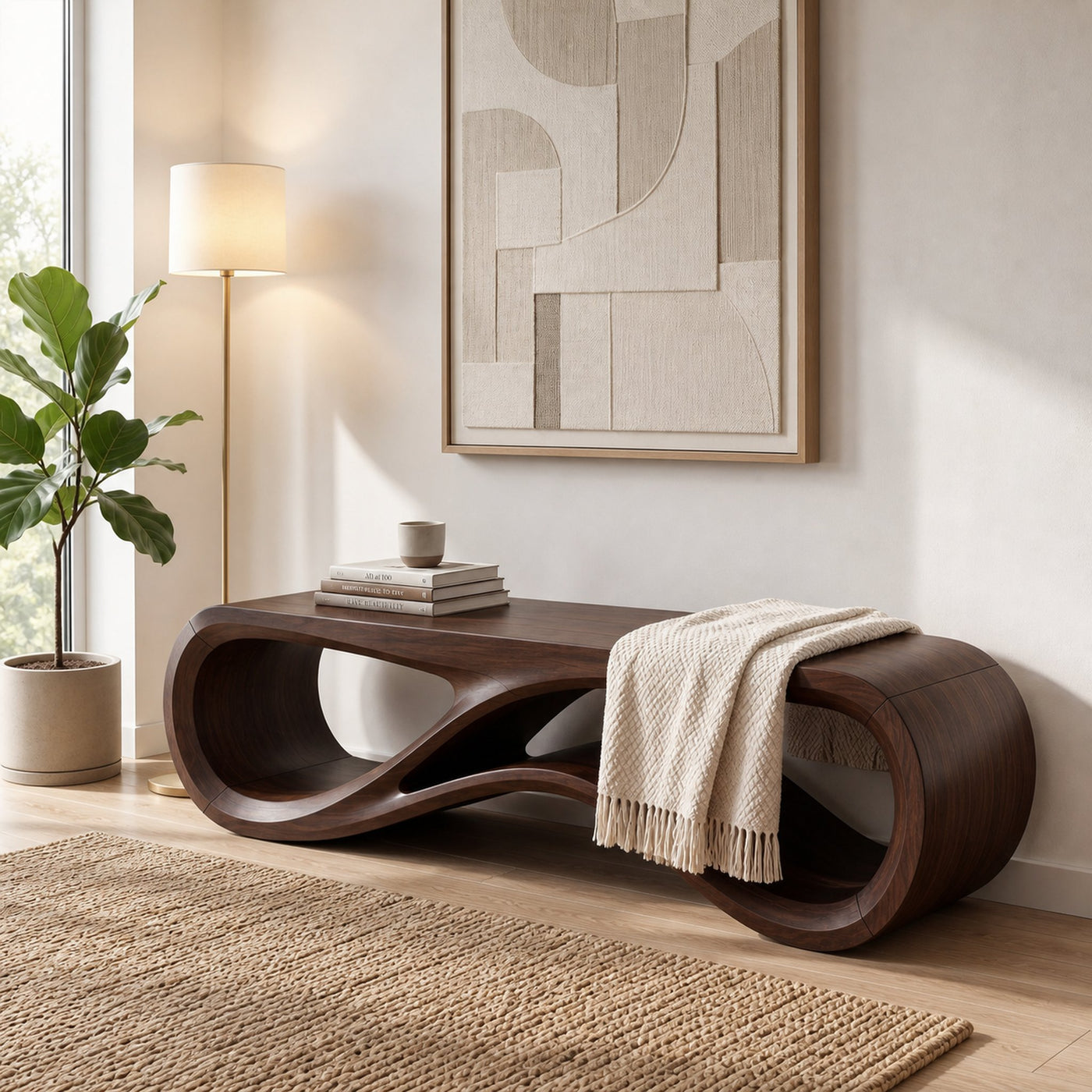 Modern Bench For Lounge Living Room - product view 6