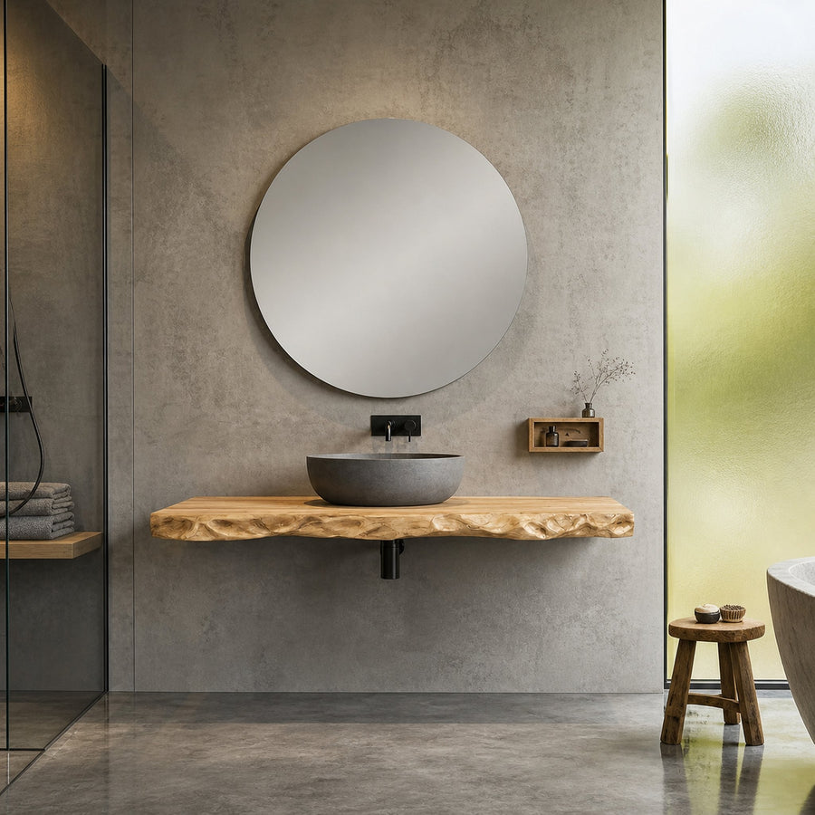 Modern Floating Bathroom Vanity For Bathroom And Vanity Wall