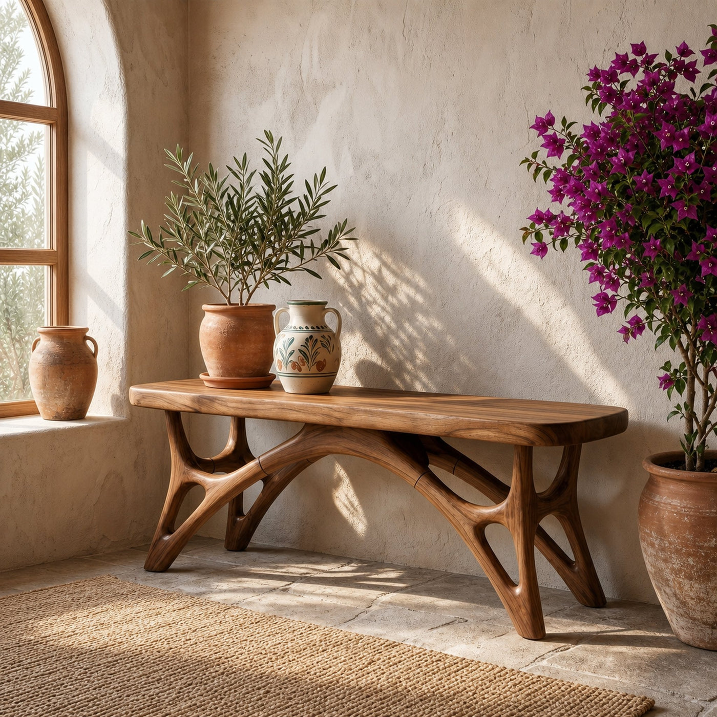 Modern Lounge Bench For Living Room